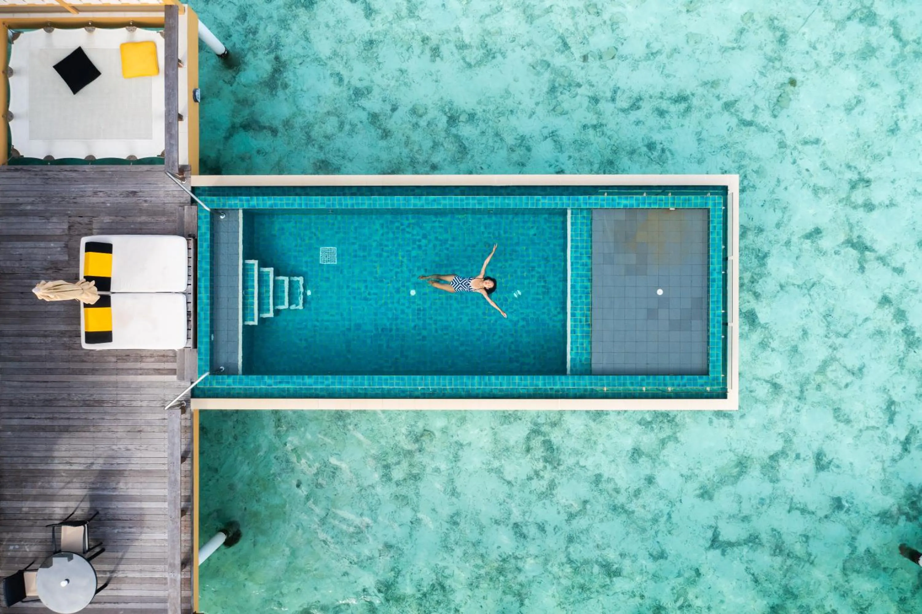Swimming pool in Angsana Velavaru - Enjoy 20 percent off Return Seaplane for Two guests on stays of 4 nights or more between 1 March to 23 December 2026