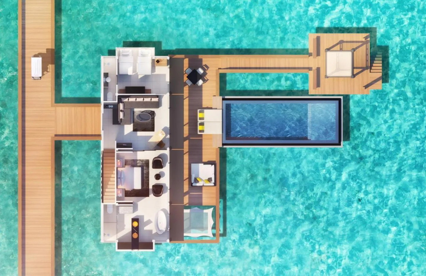 Photo of the whole room in Angsana Velavaru - Enjoy 20 percent off Return Seaplane for Two guests on stays of 4 nights or more between 1 March to 23 December 2026