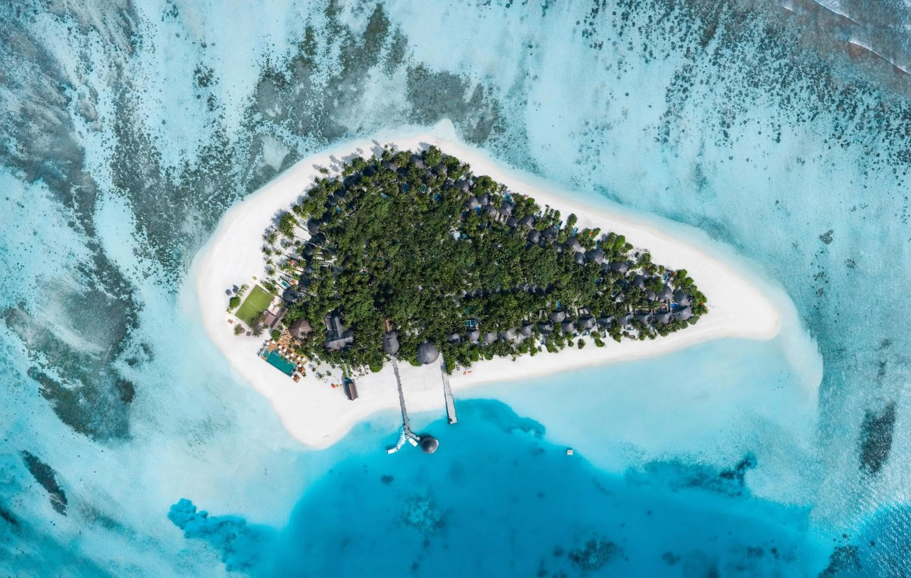 Bird's eye view in Angsana Velavaru - Enjoy 20 percent off Return Seaplane for Two guests on stays of 4 nights or more between 1 March to 23 December 2026
