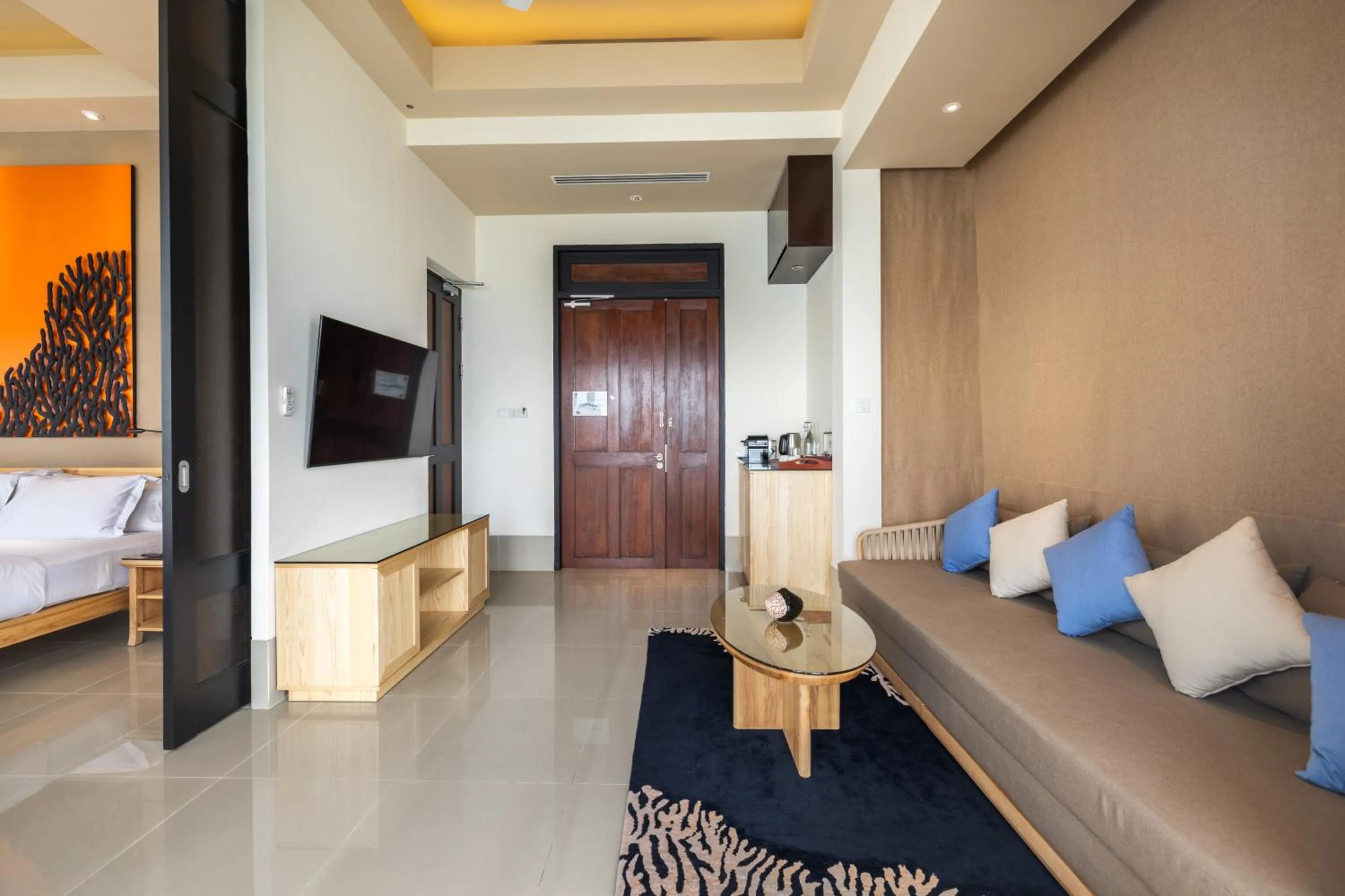 Bedroom, Bed in Angsana Velavaru - Enjoy 20 percent off Return Seaplane for Two guests on stays of 4 nights or more between 1 March to 23 December 2026