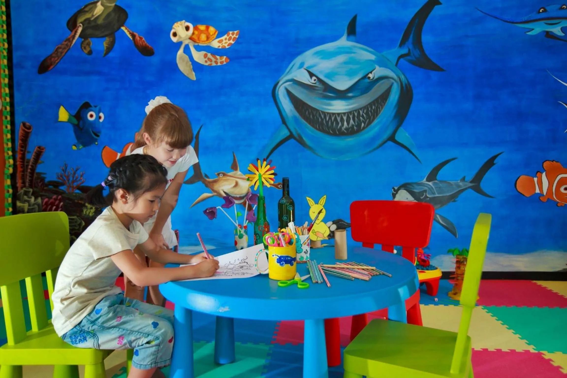 Kids's club in Angsana Velavaru - Enjoy 20 percent off Return Seaplane for Two guests on stays of 4 nights or more between 1 March to 23 December 2026