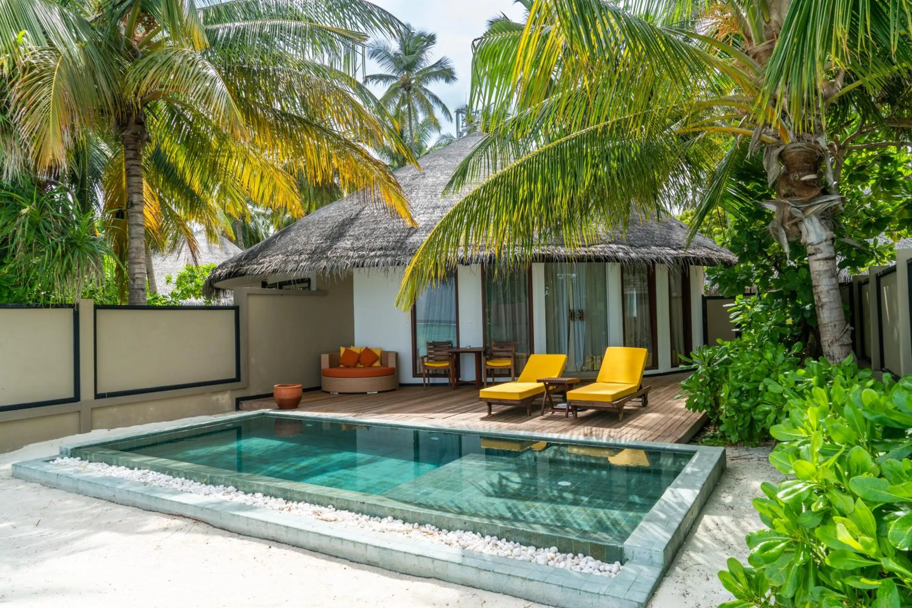 Swimming pool in Angsana Velavaru - Enjoy 20 percent off Return Seaplane for Two guests on stays of 4 nights or more between 1 March to 23 December 2026