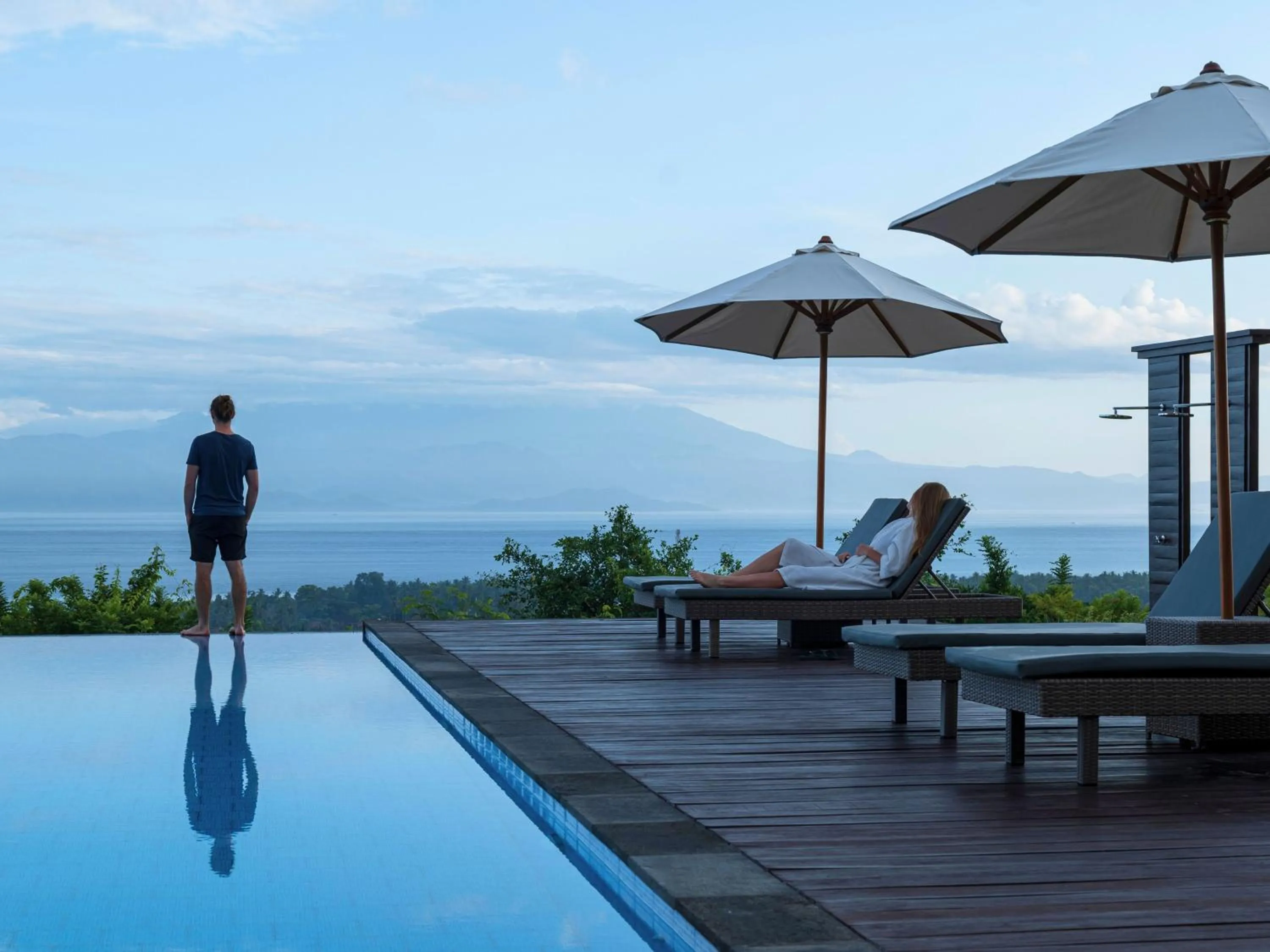 Swimming pool in Semabu Hills Hotel Nusa Penida