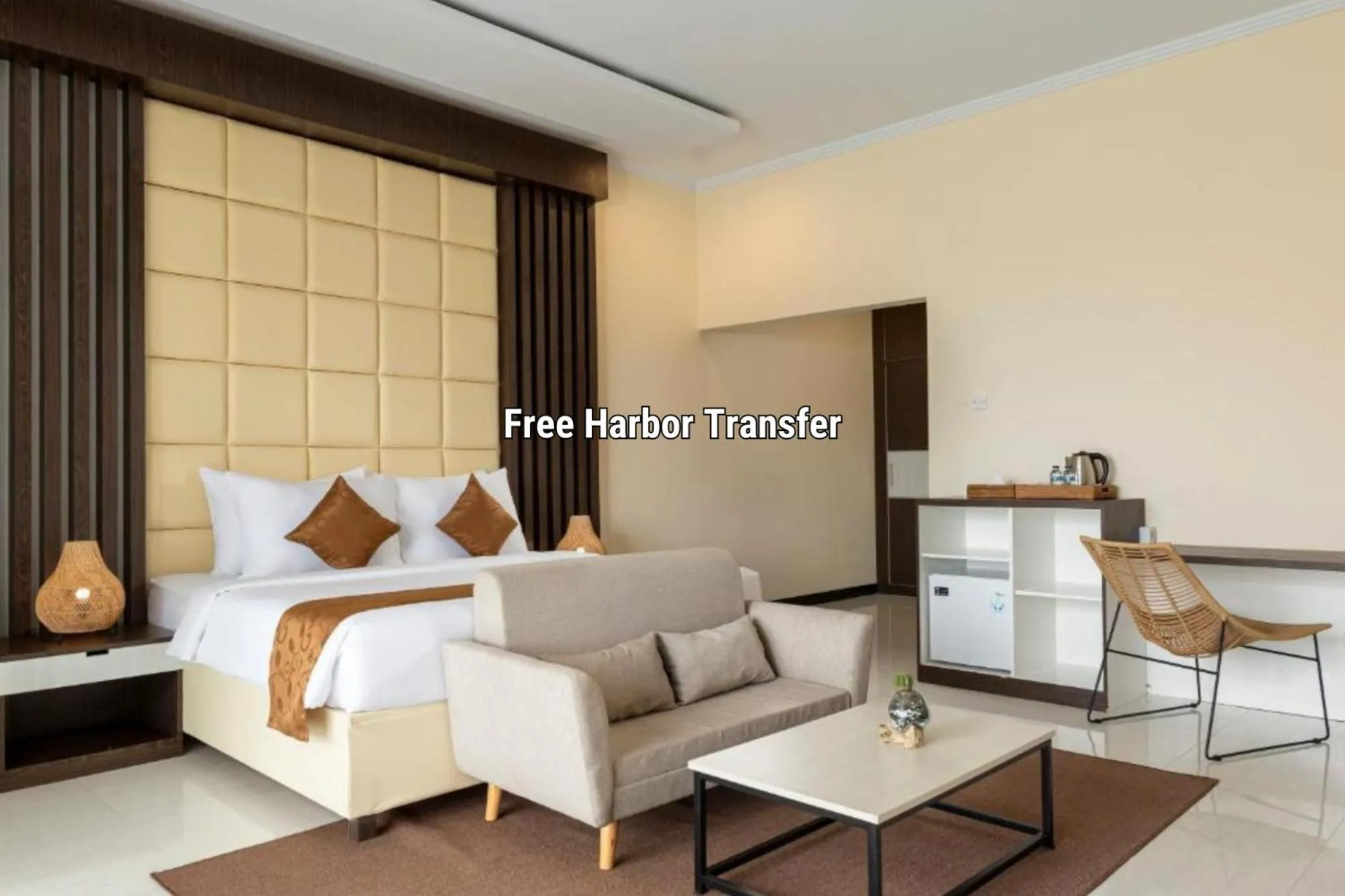 Bed in Semabu Hills Hotel Nusa Penida