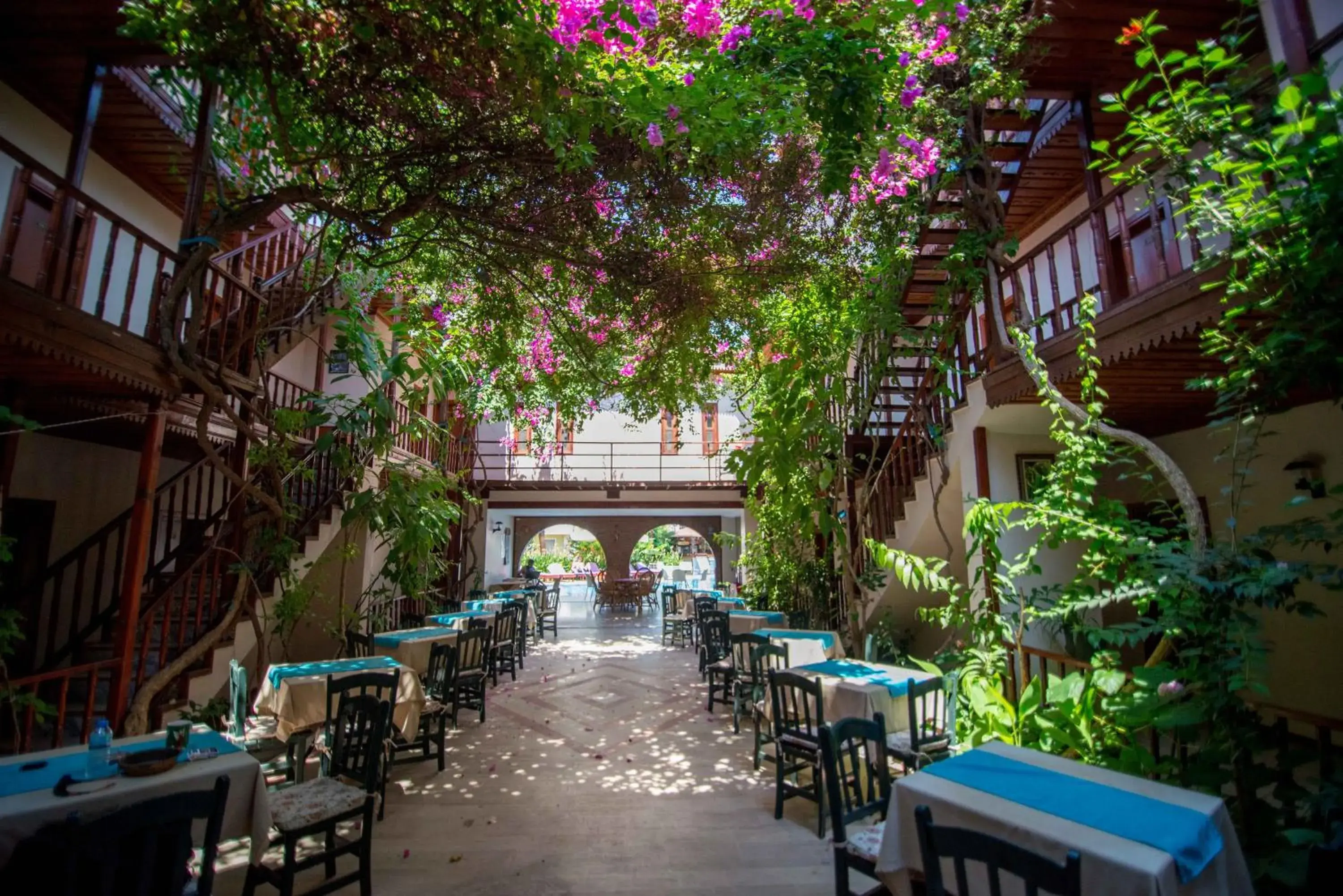 Garden view in Konak Su Hotel Garden view in Konak Su Hotel