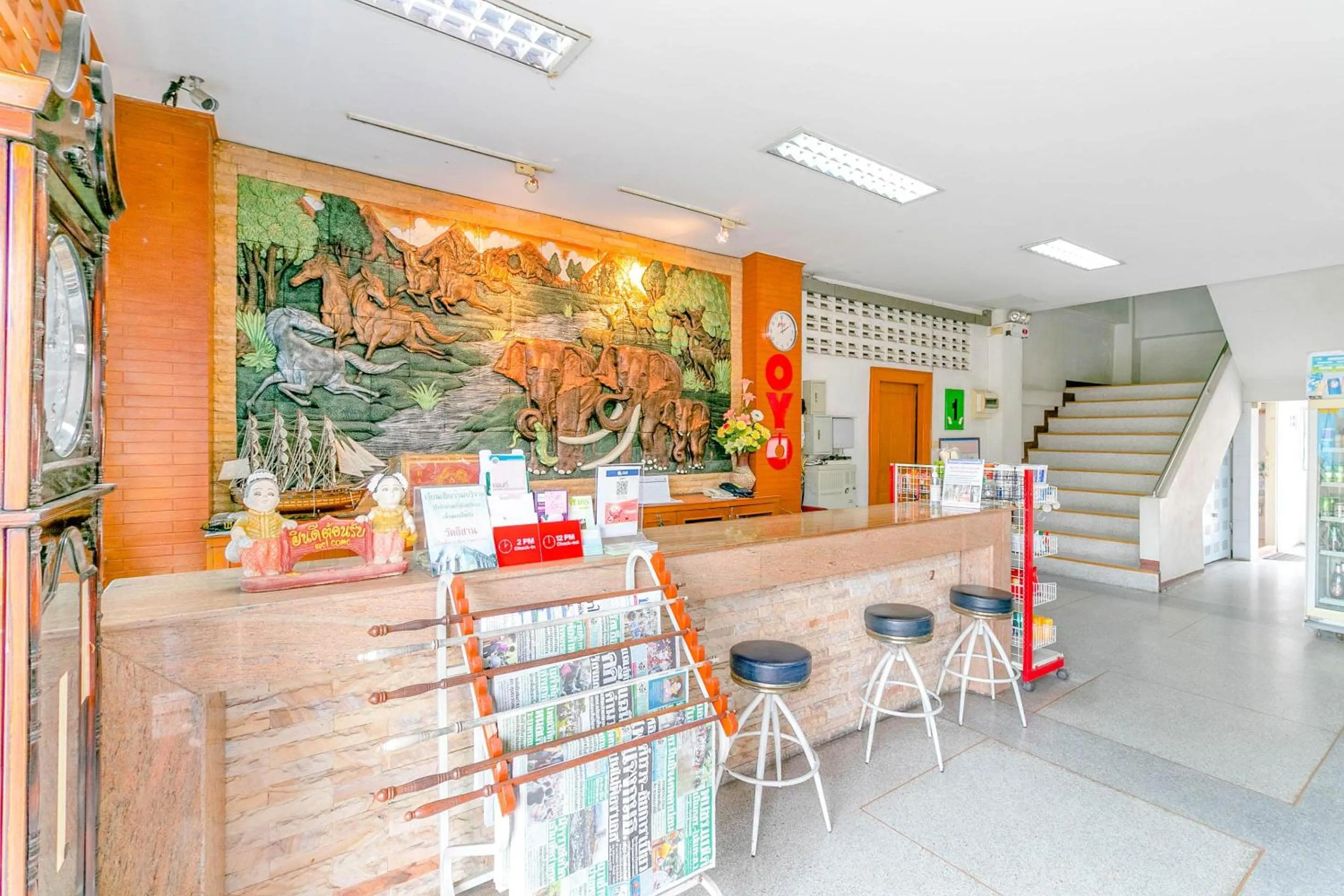 Lobby or reception in OYO 1161 Sathorn Mansion