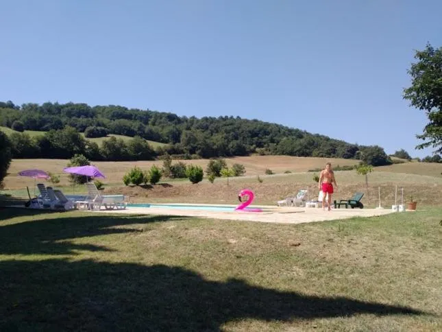 Pool view in Domaine De La Petite Tour