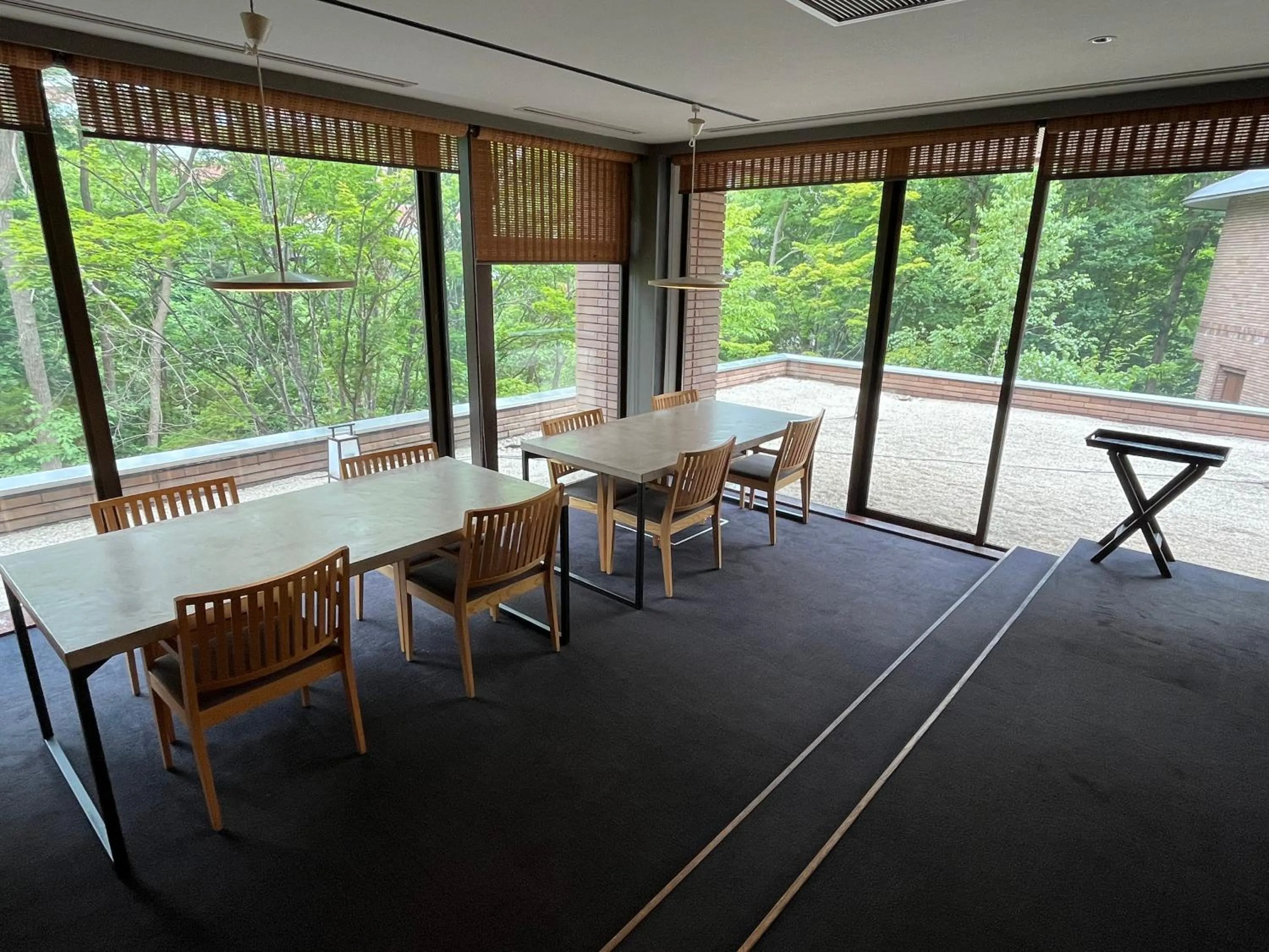 Dining area in Kuriya Suizan