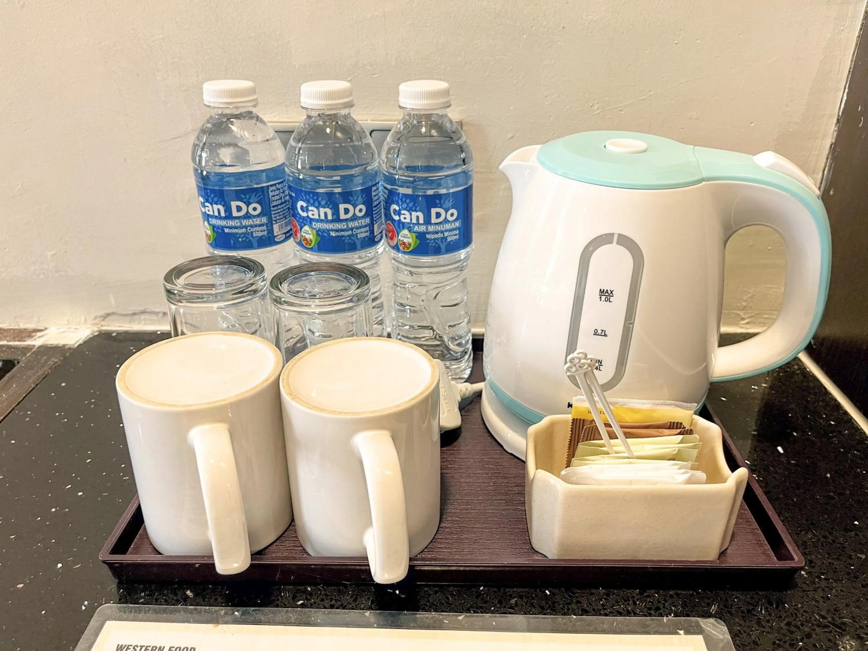 Coffee/tea facilities in Courtyard Hotel 1Borneo