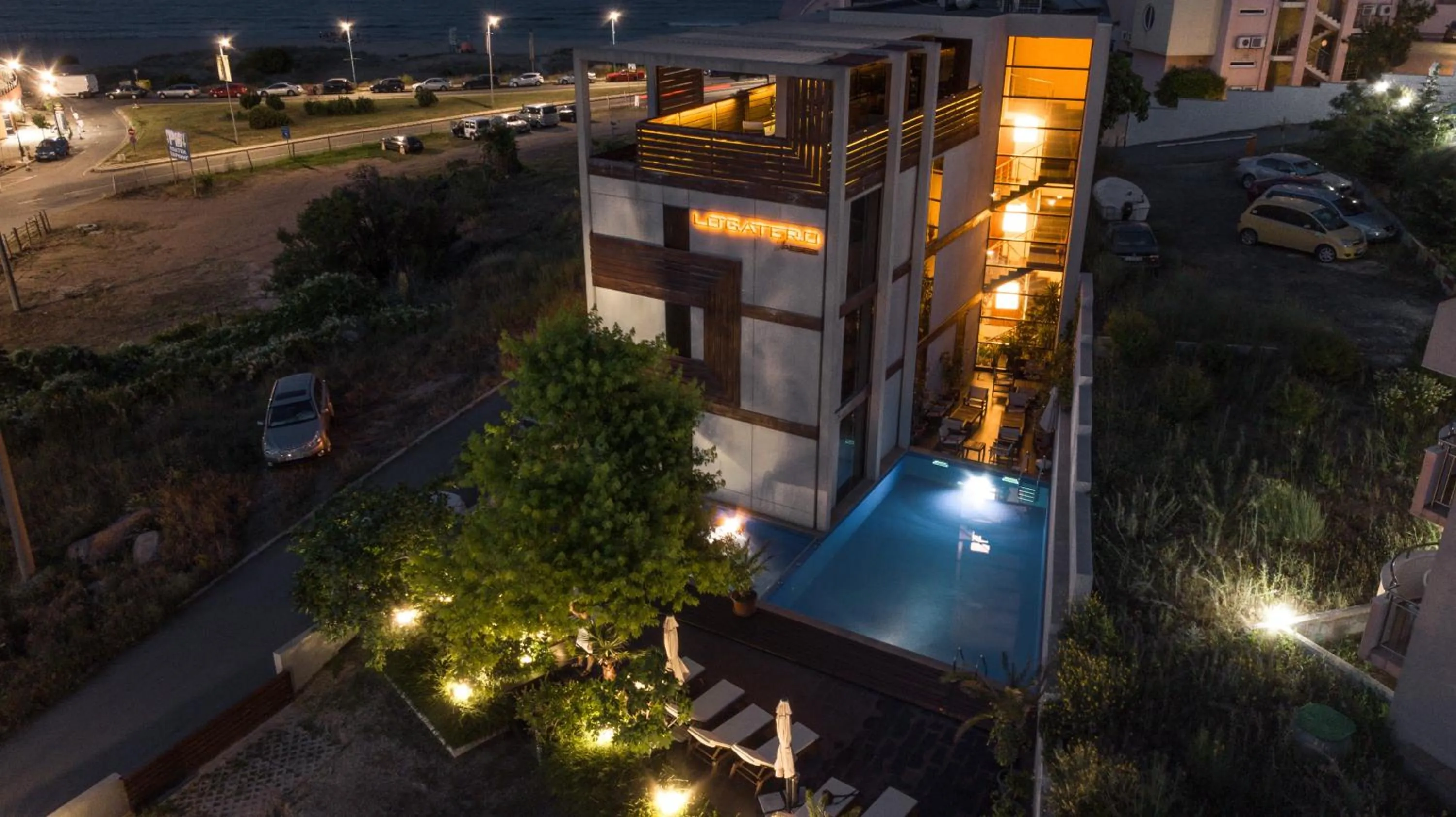 Property building in Design Hotel Logatero