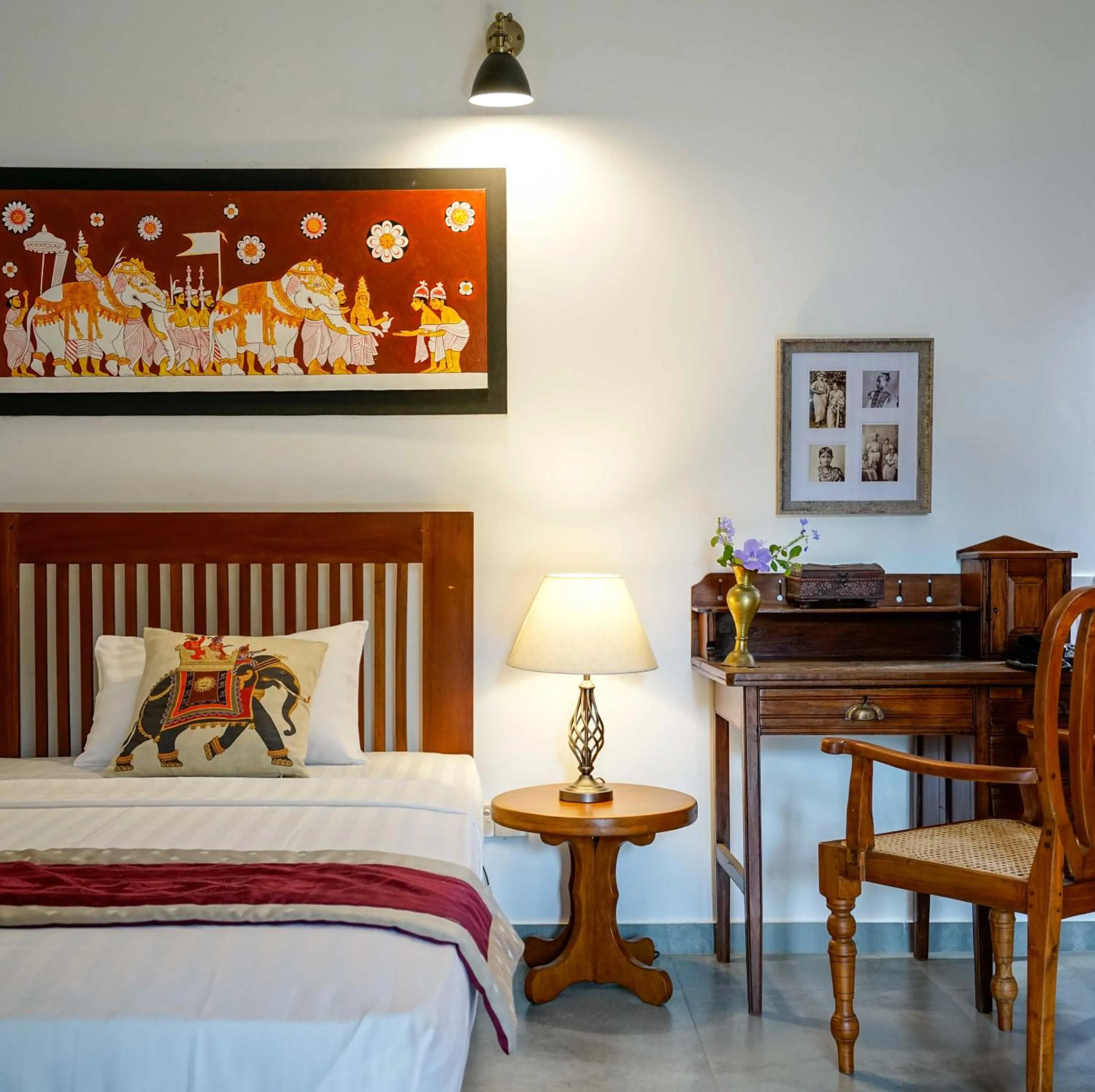 Decorative detail, Bed in Atelier