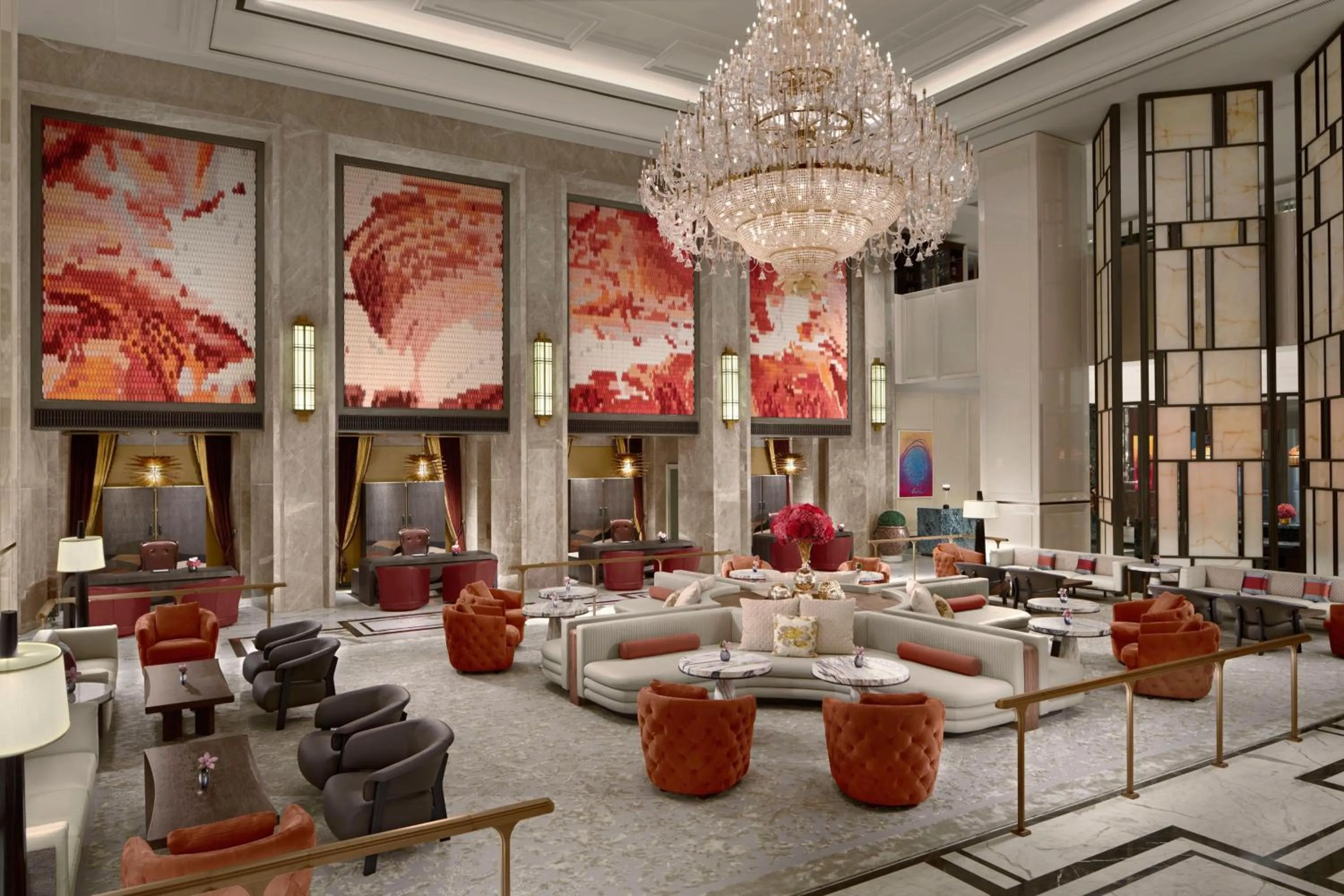 Lobby or reception in The St Regis Shanghai Jingan - Where Downtown Luxury Meets Legendary Old Shanghai Jazz