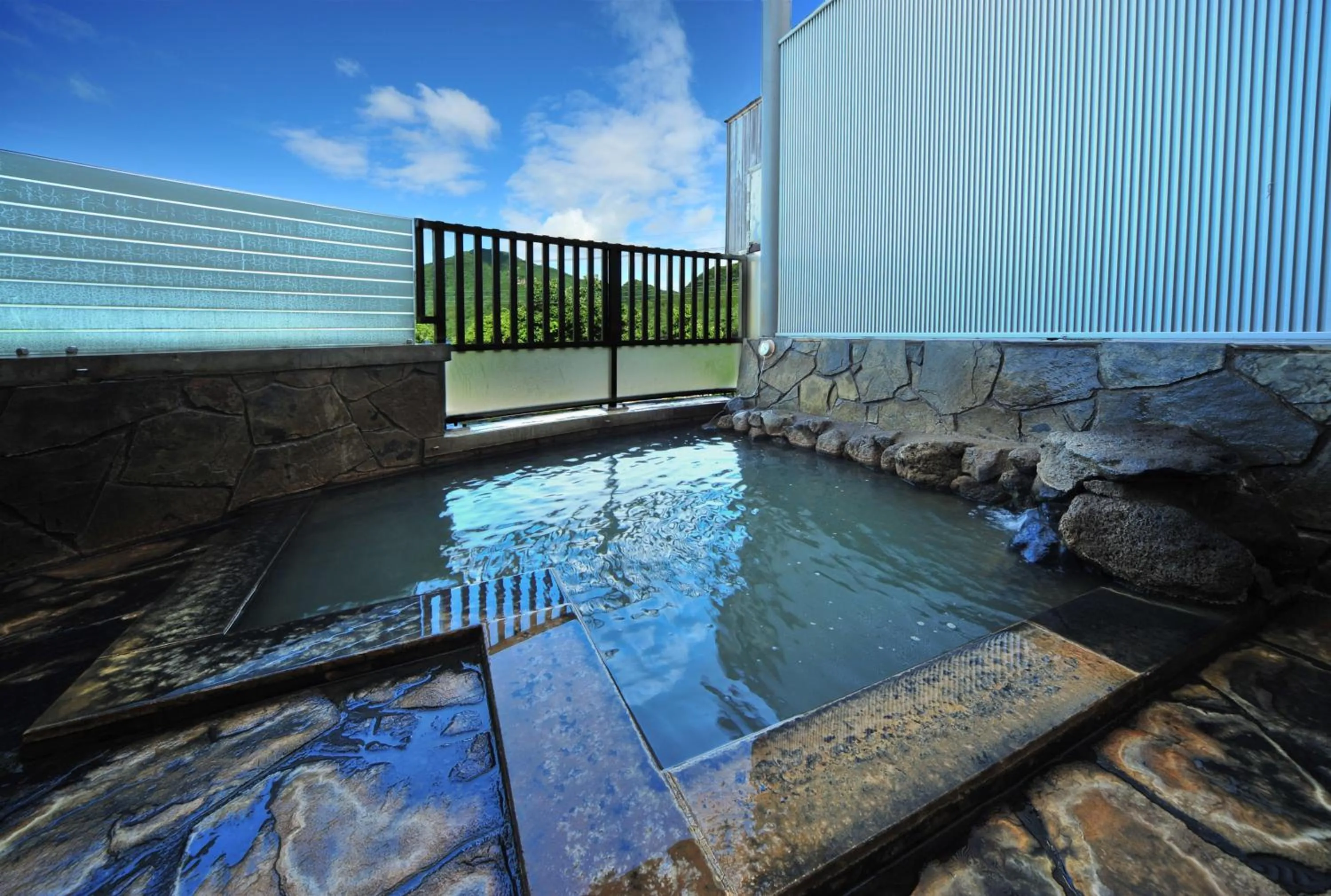 Open Air Bath in Harunako Onsen Yusuge
