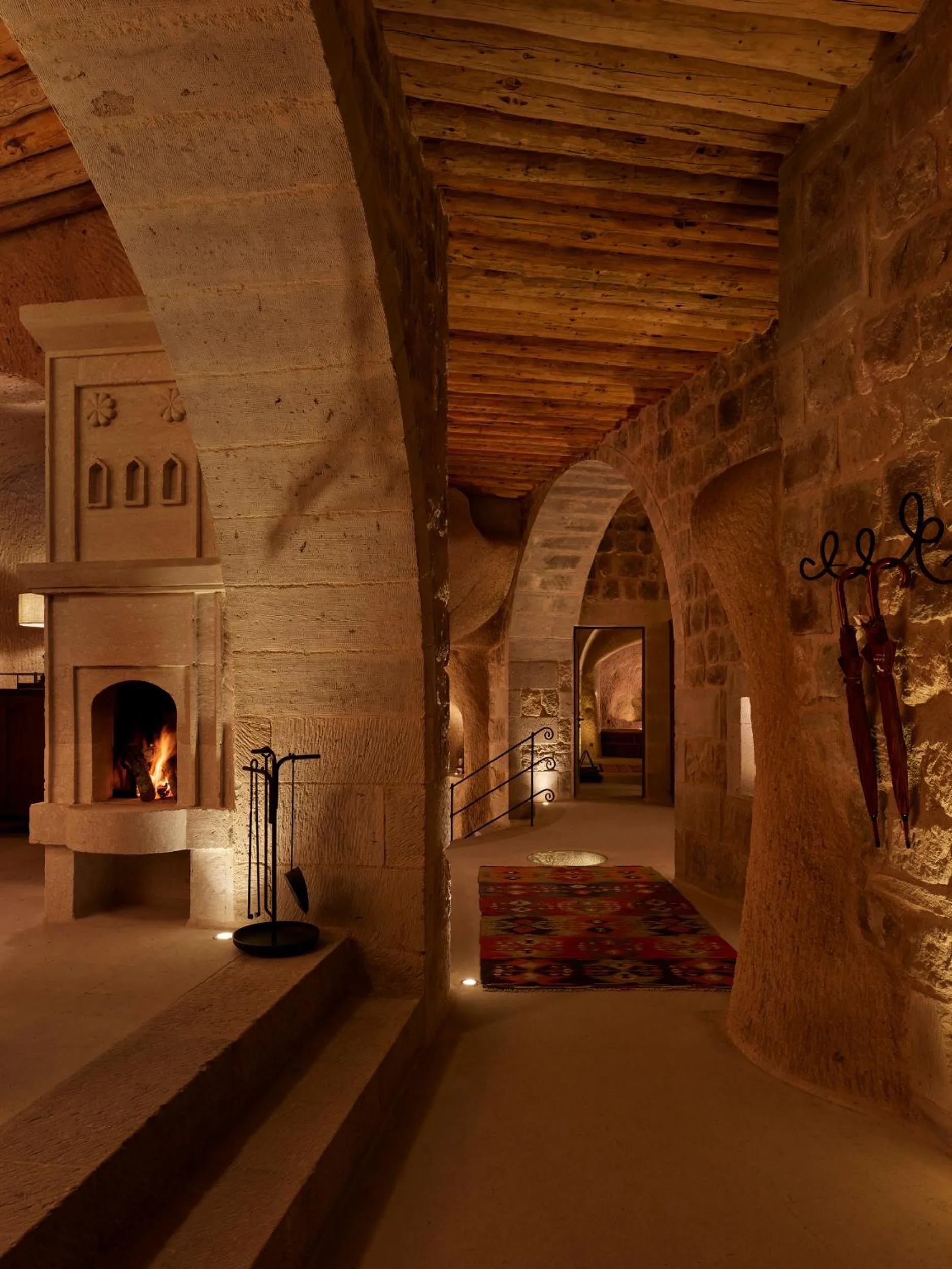Living room, Bed in Argos in Cappadocia