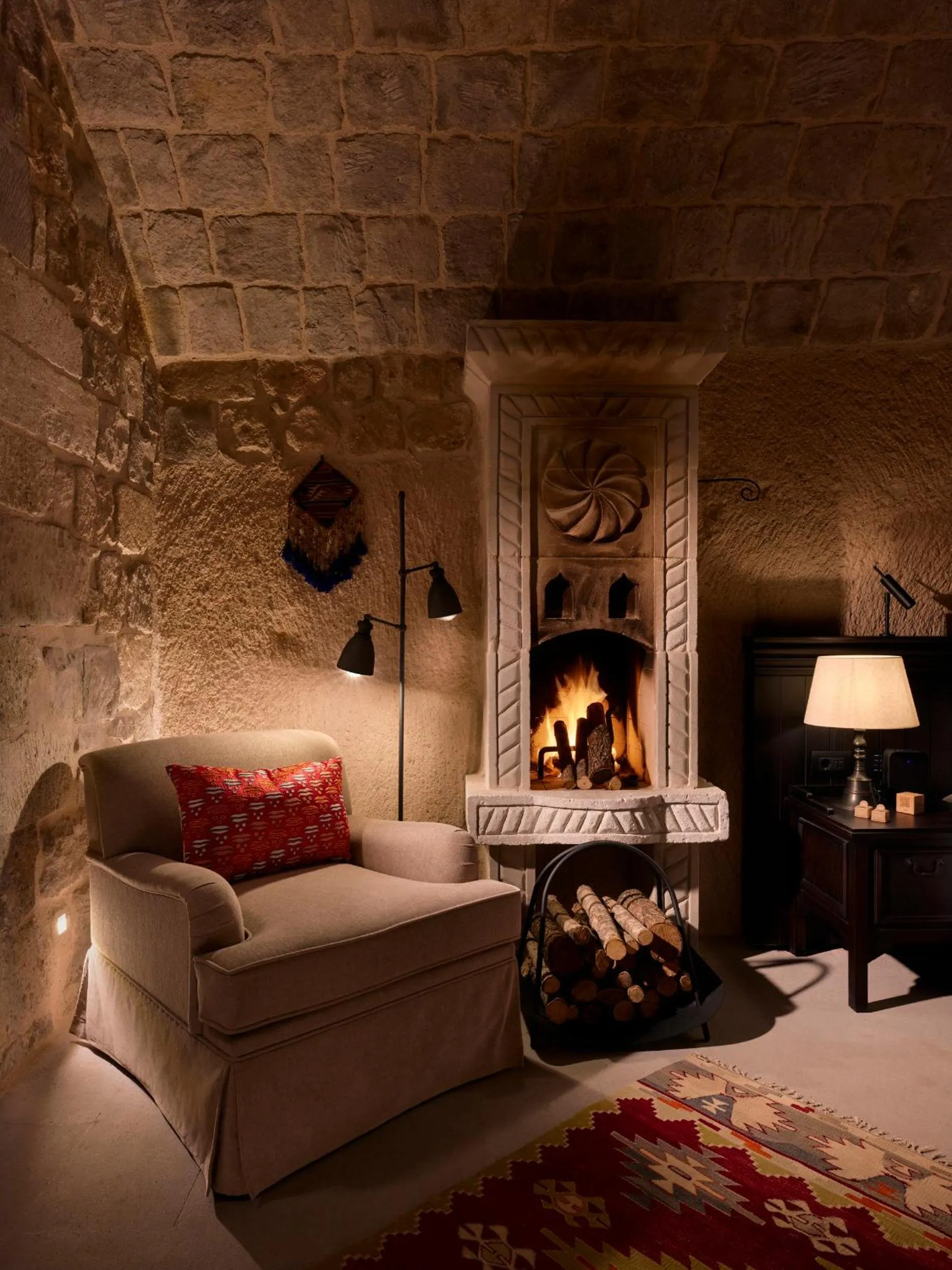 Decorative detail, Bed in Argos in Cappadocia