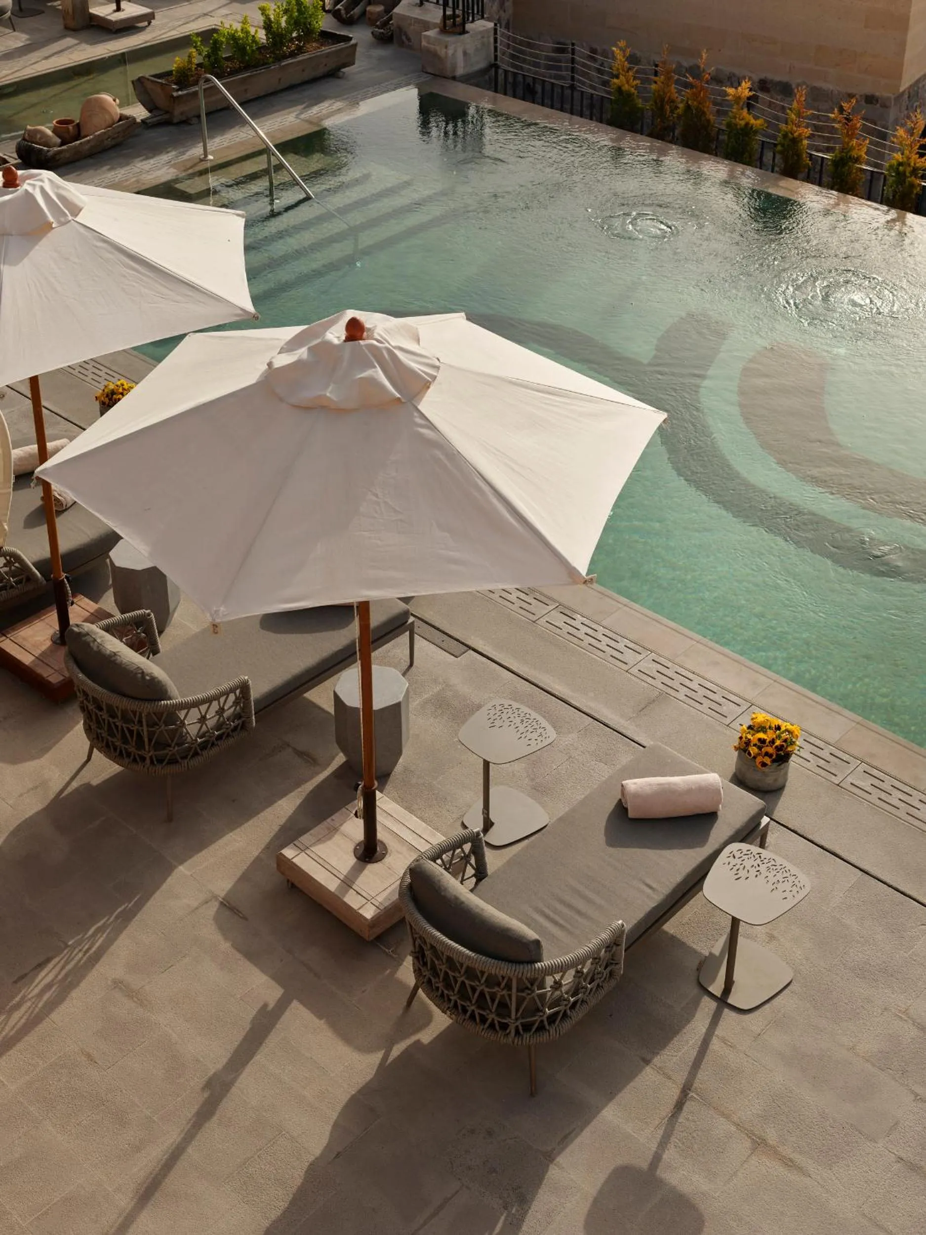 Pool view in Argos in Cappadocia