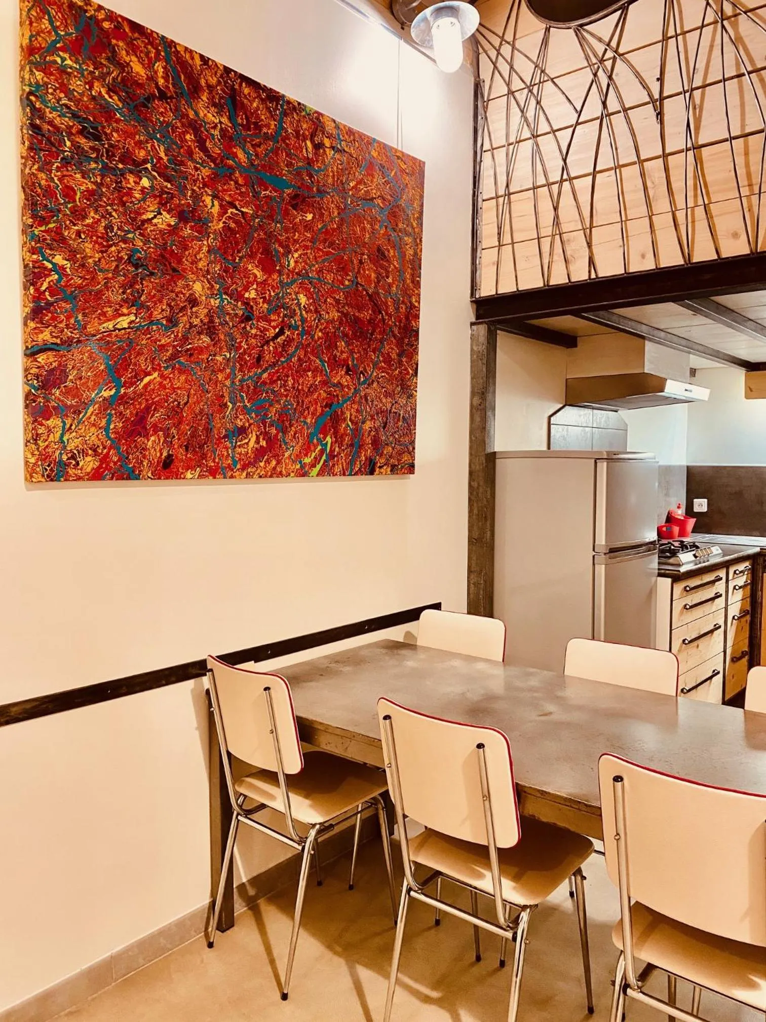 Kitchen or kitchenette in L'atelier B&B