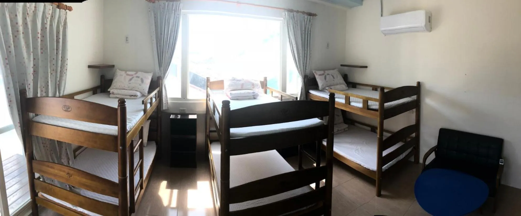 Bed in Fire Island Guest House