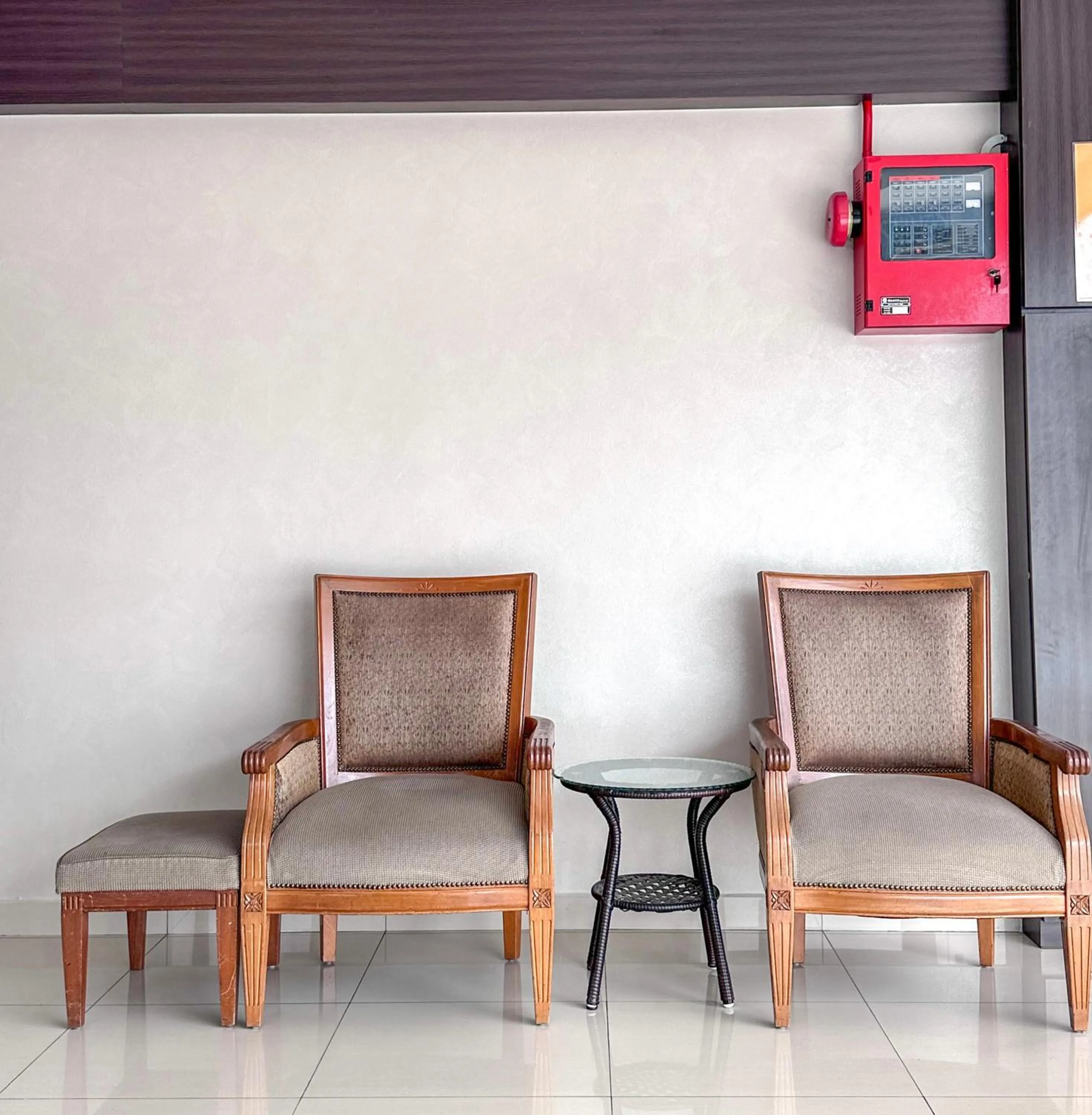 Seating area in G Star Hotel