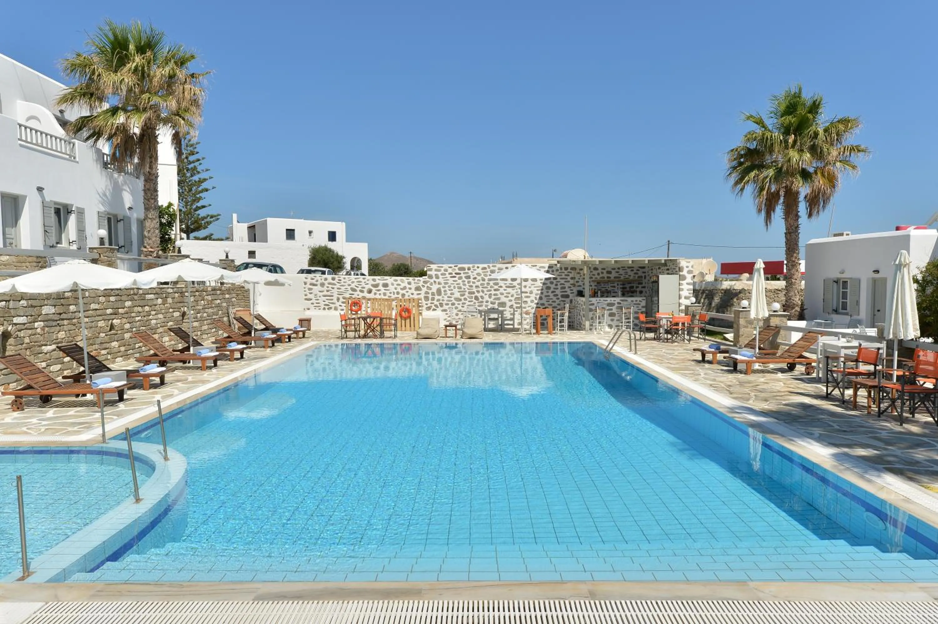 Pool view in Summer Shades Hotel - ex Arkoulis