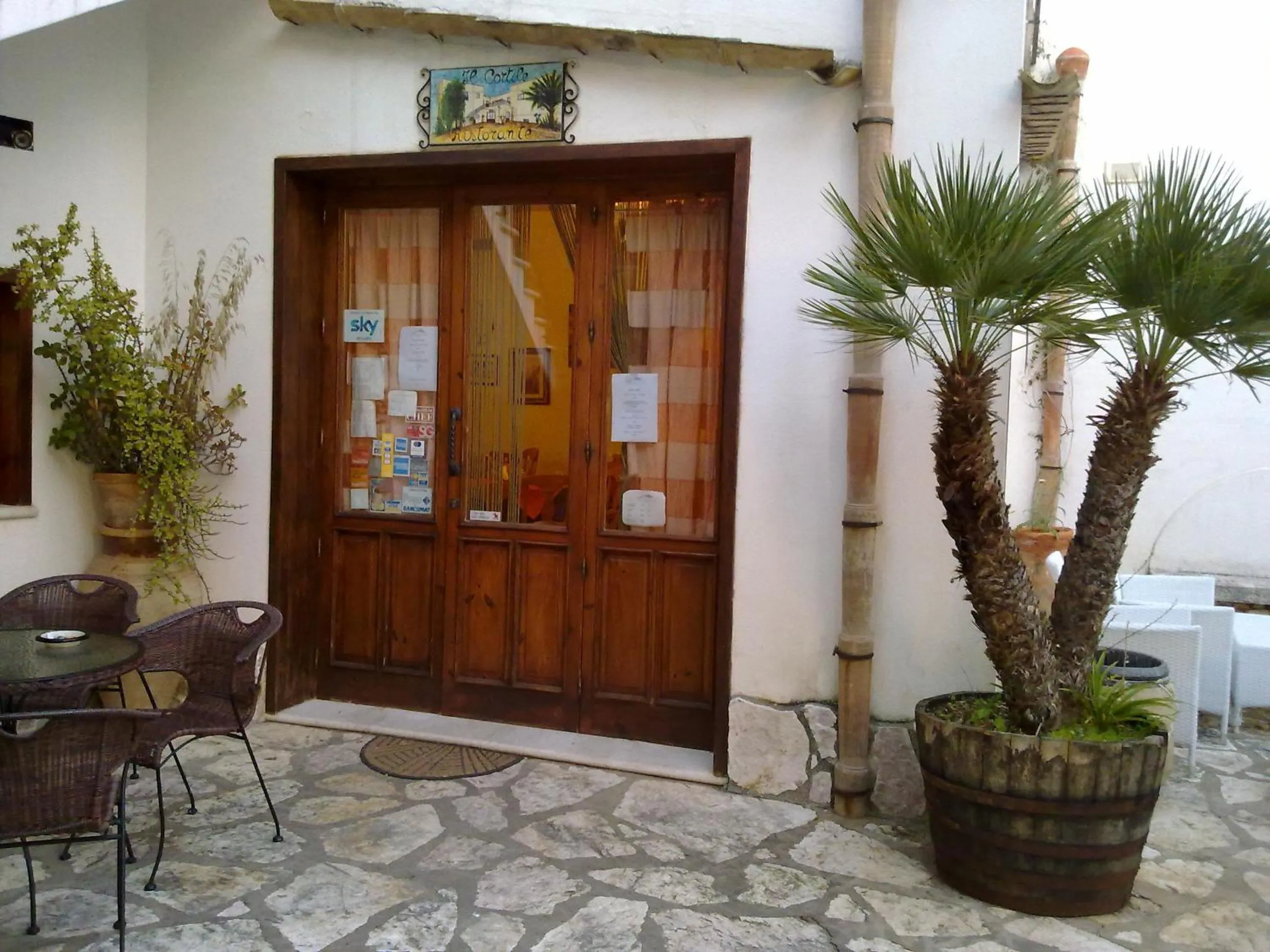 Restaurant/places to eat in Hotel Il Cortile