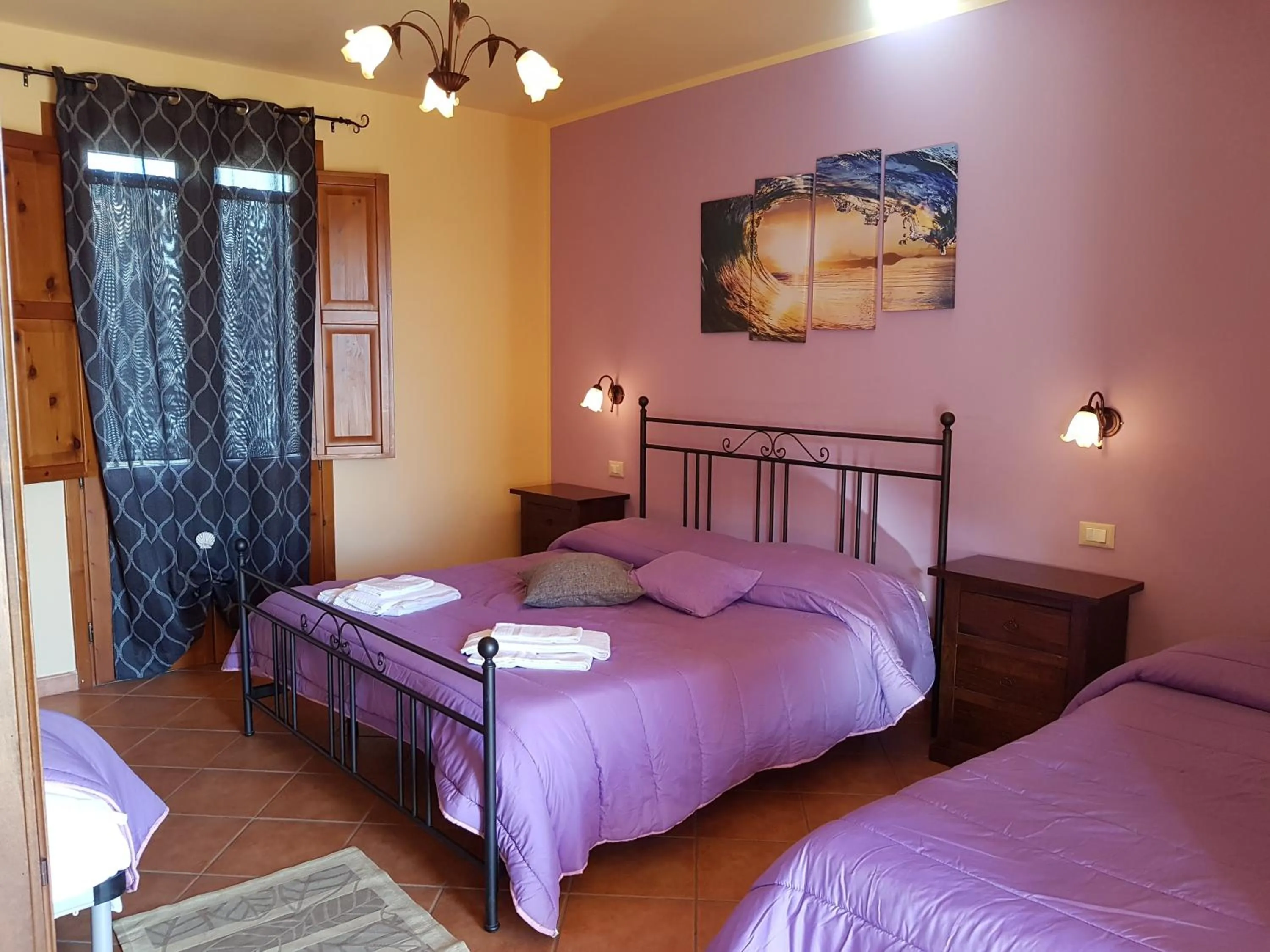 Bedroom, Bed in Hotel Il Cortile