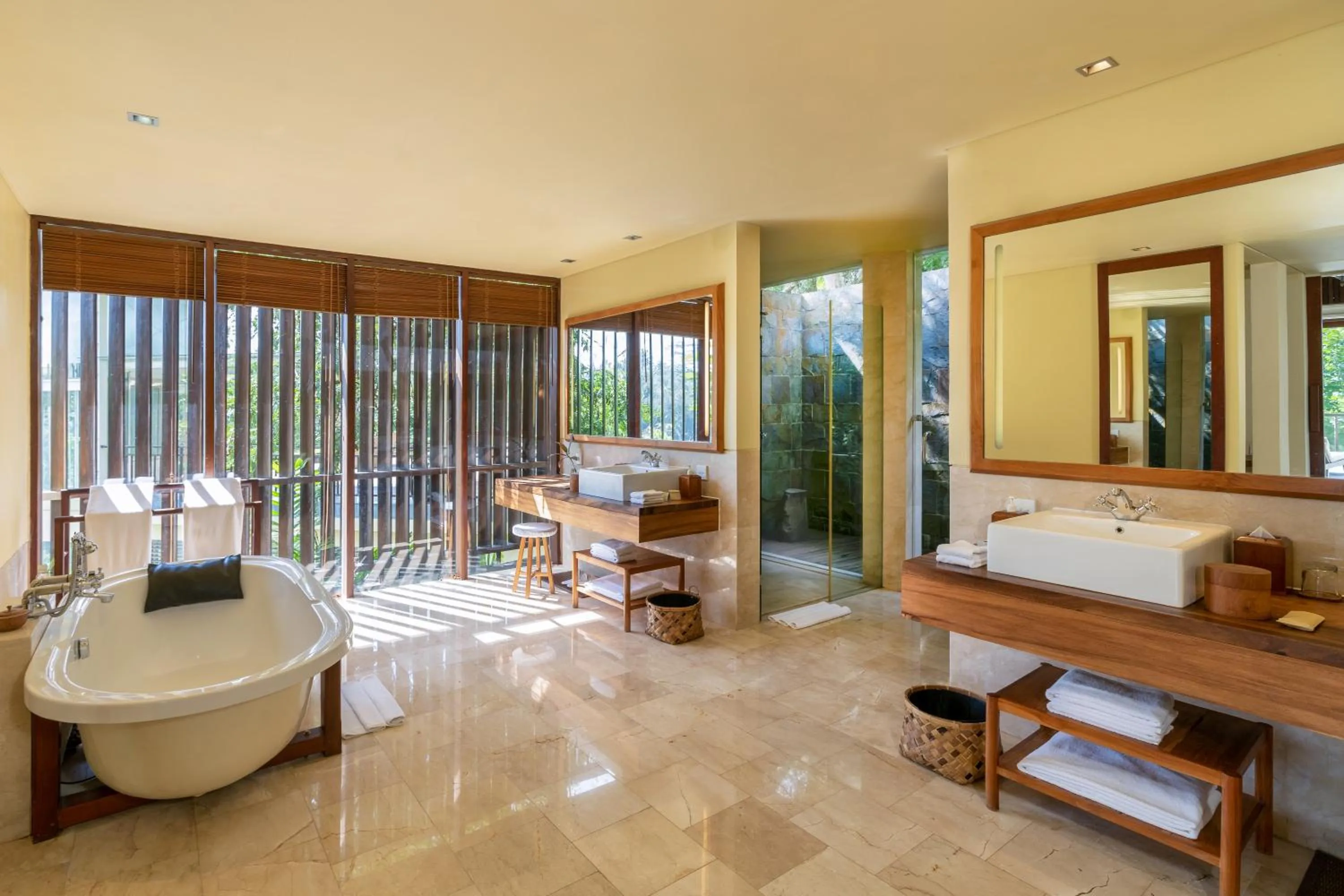 Bathroom in Komaneka at Tanggayuda Ubud