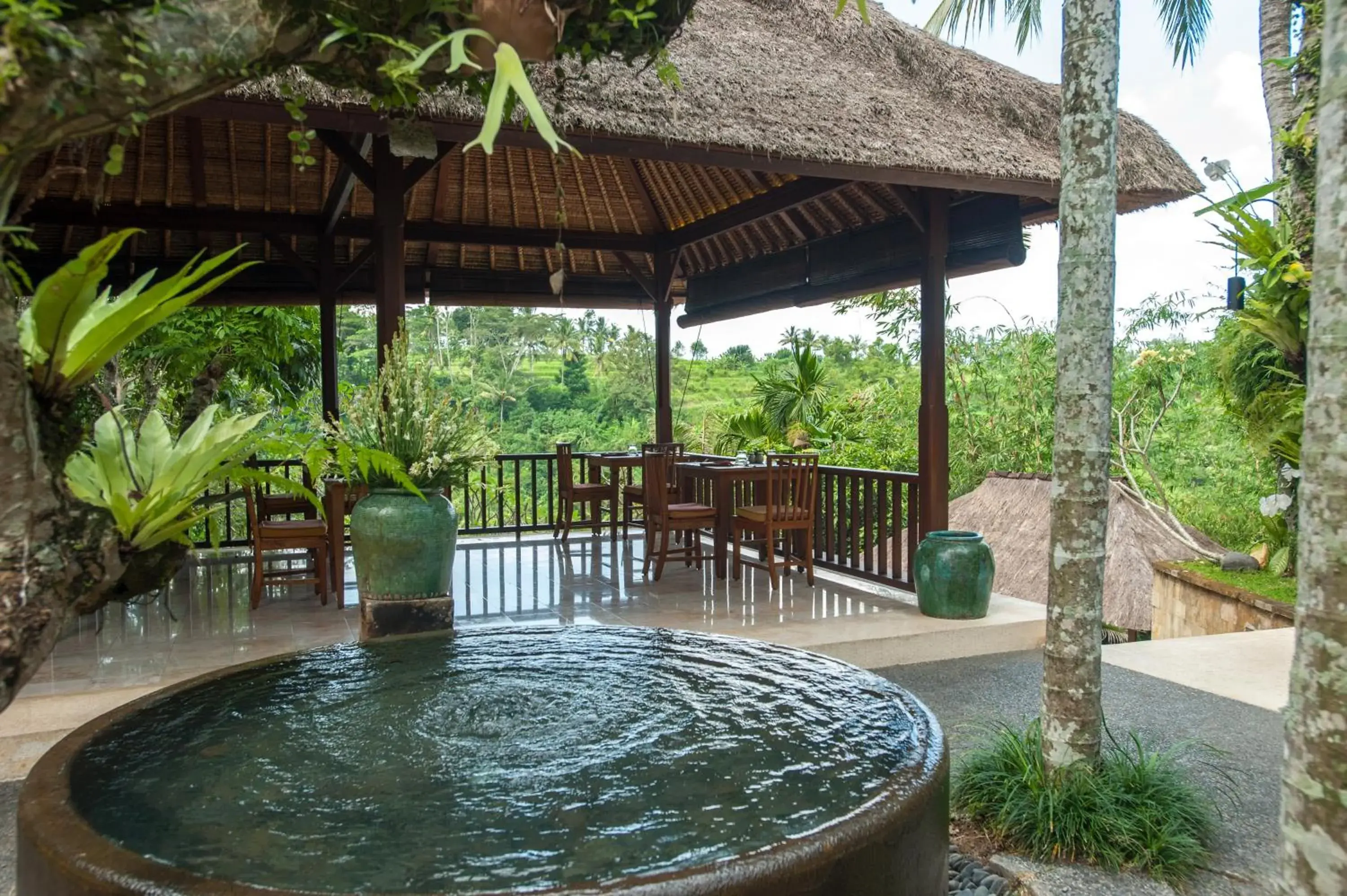 Lounge or bar in Komaneka at Tanggayuda Ubud Lounge or bar in Komaneka at Tanggayuda Ubud