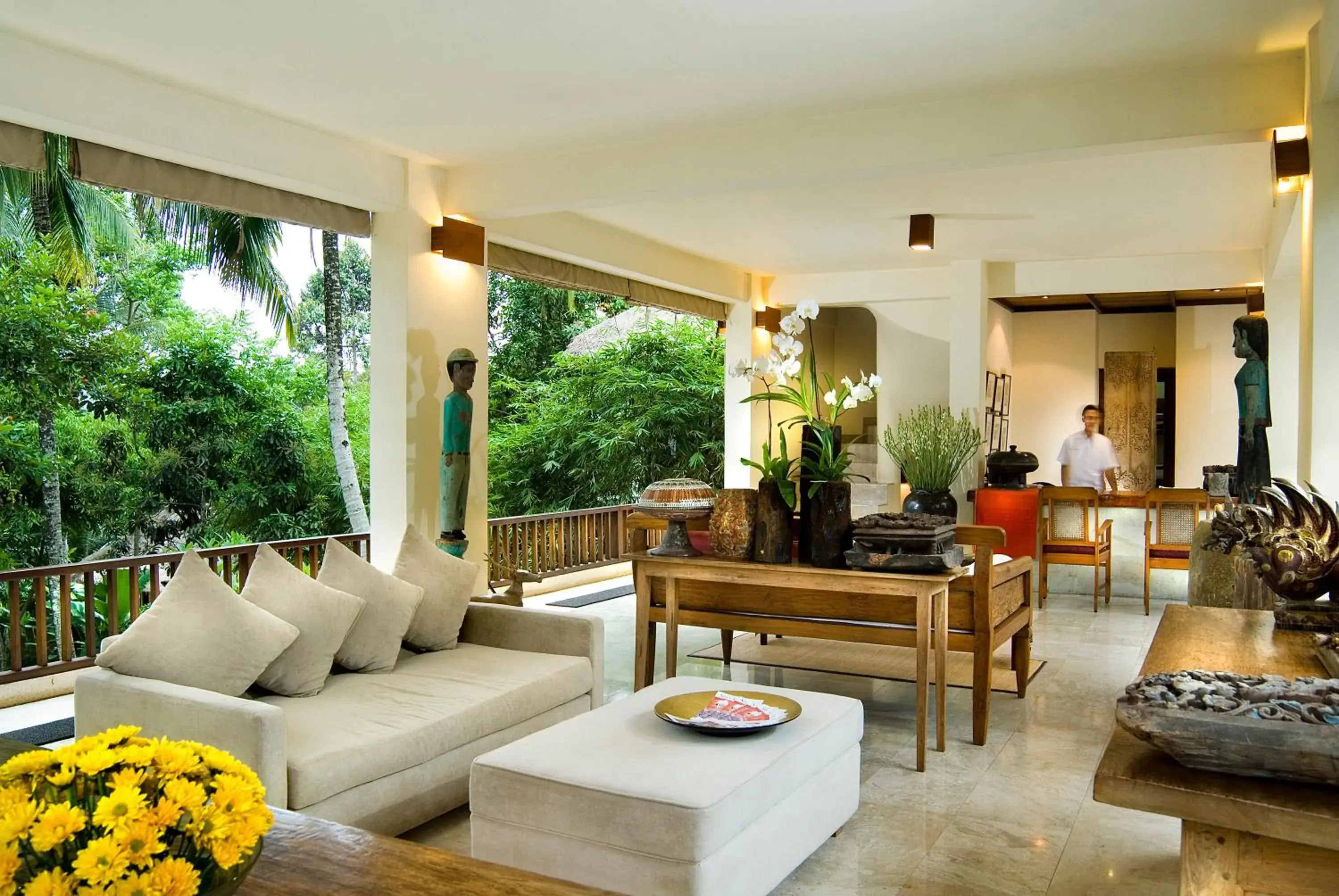 Lobby or reception in Komaneka at Tanggayuda Ubud Lobby or reception in Komaneka at Tanggayuda Ubud