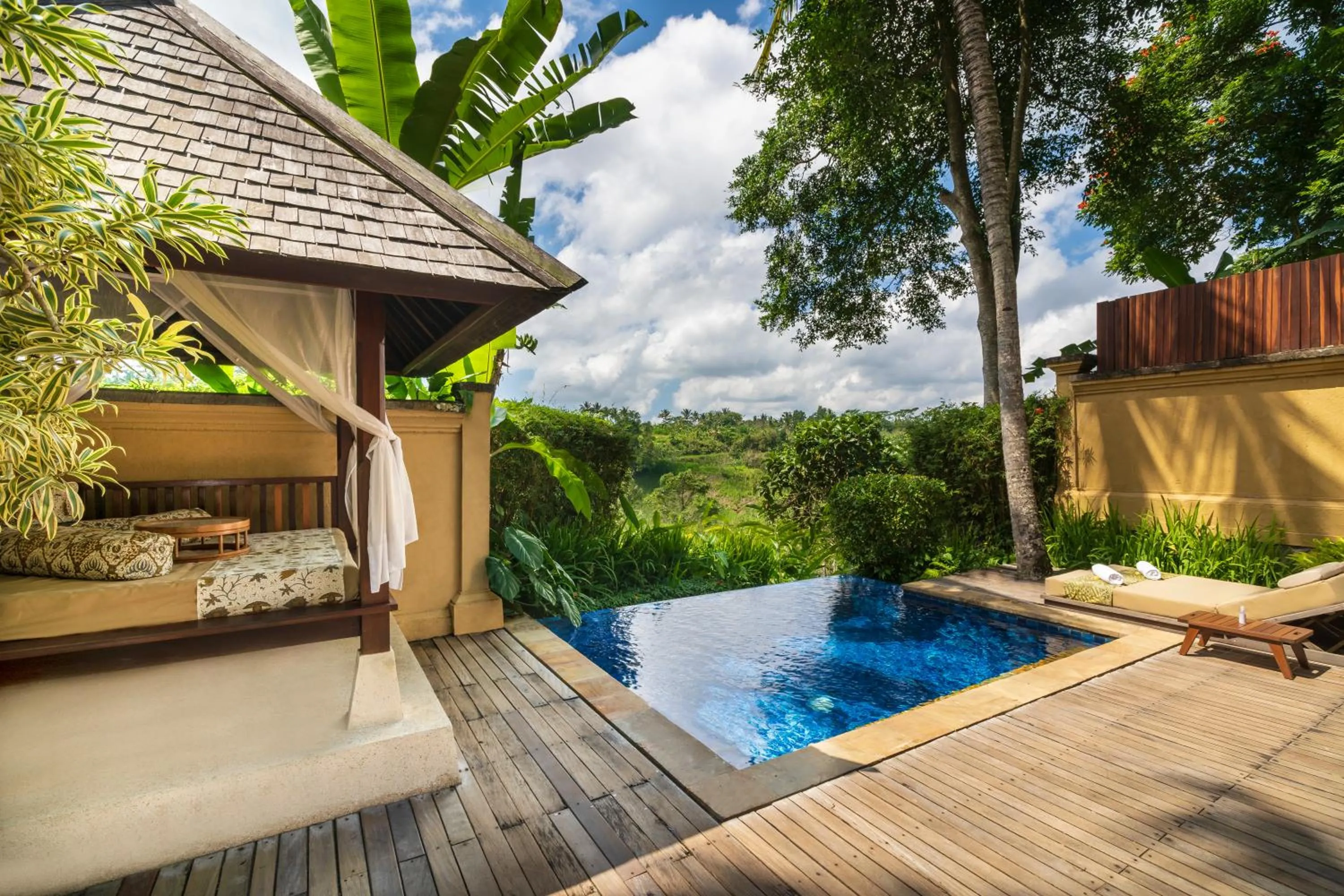 Patio in Komaneka at Tanggayuda Ubud