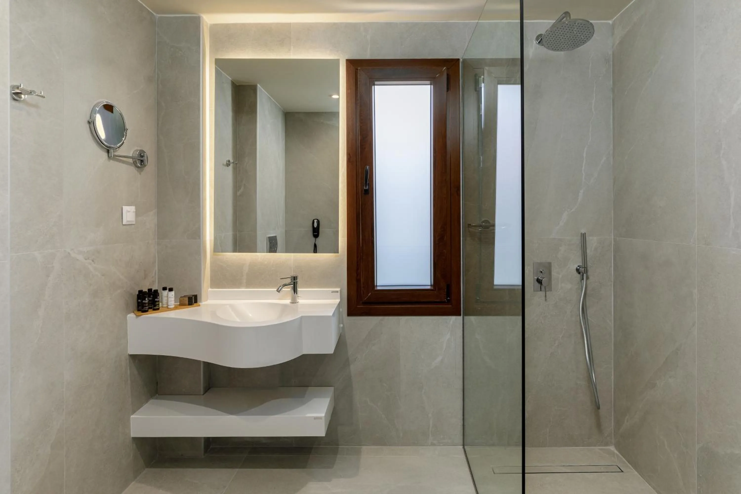 Shower in Diverso Platamon, Luxury Hotel & Suites