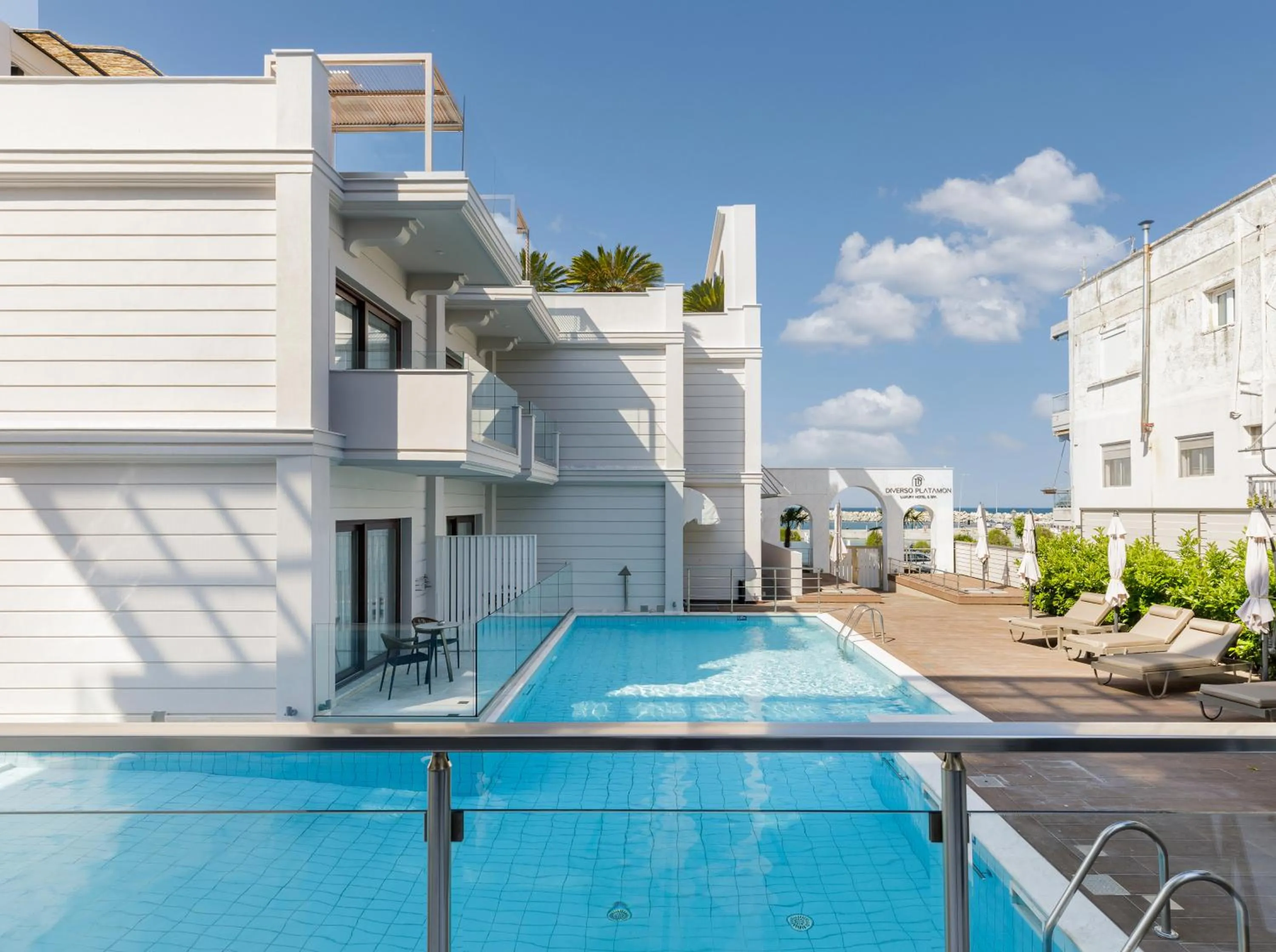 View (from property/room) in Diverso Platamon, Luxury Hotel & Suites