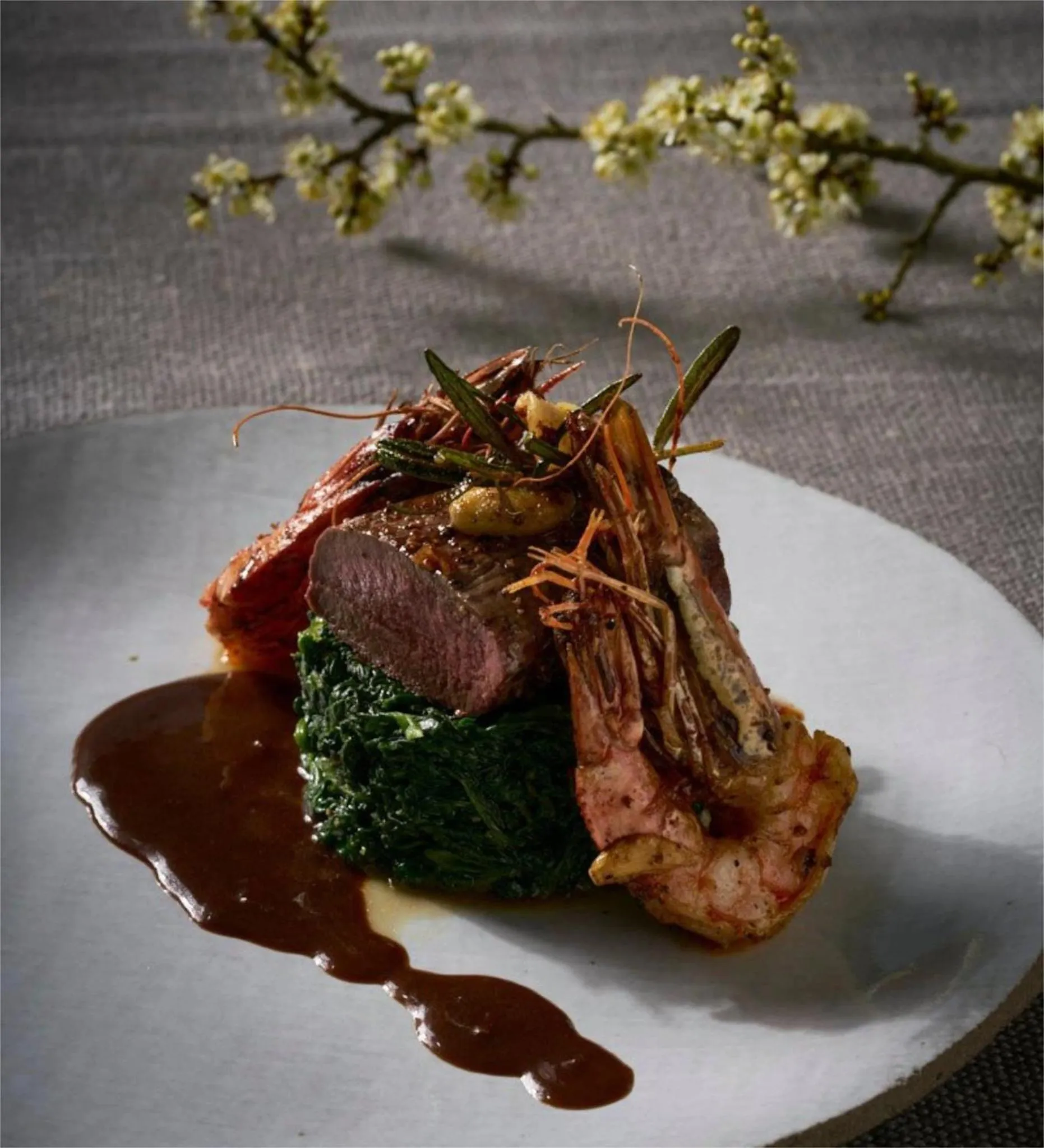 Food close-up in Hotel Restaurant Strümper Hof