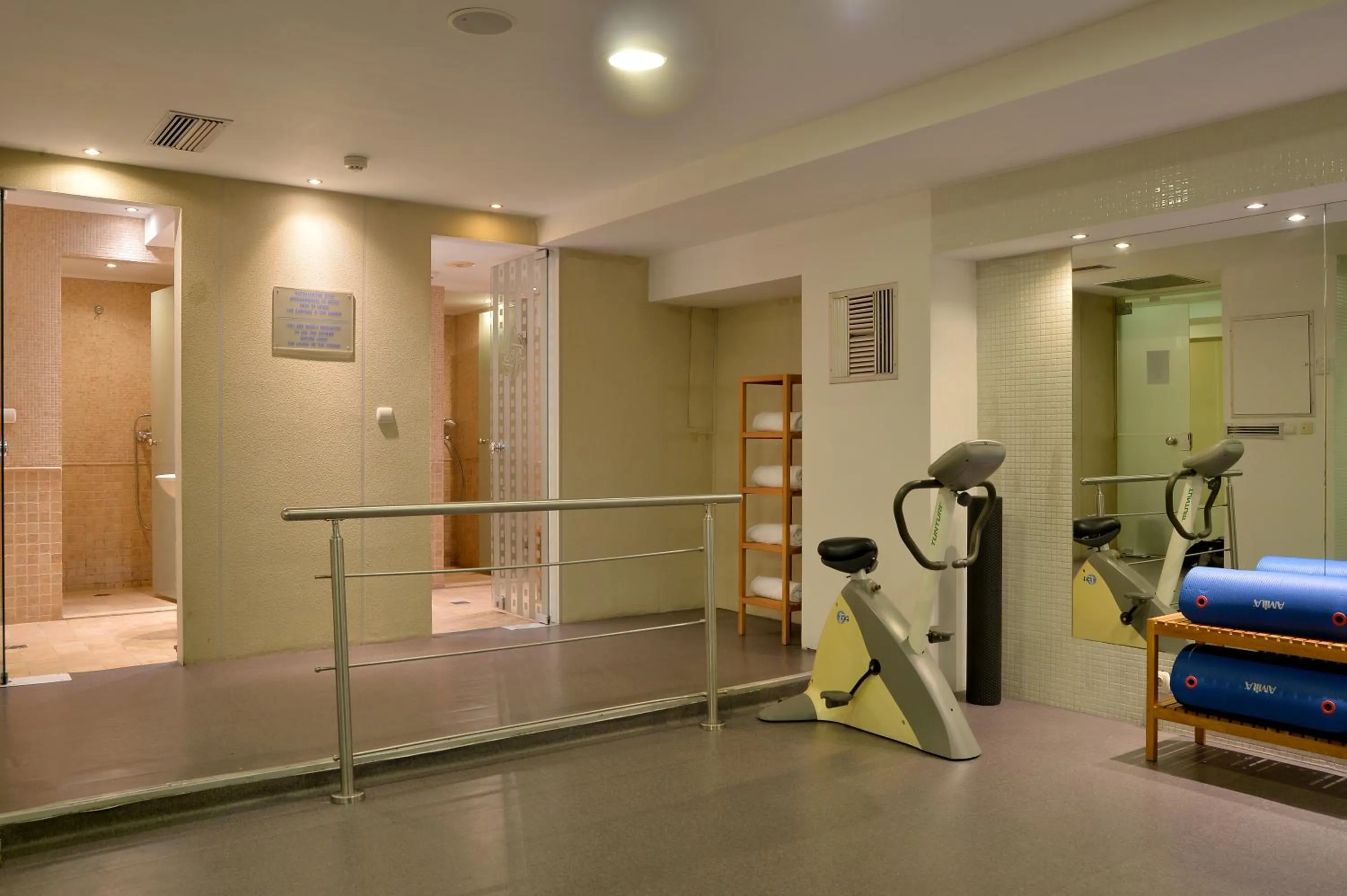 Fitness centre/facilities in Airotel Stratos Vassilikos Hotel