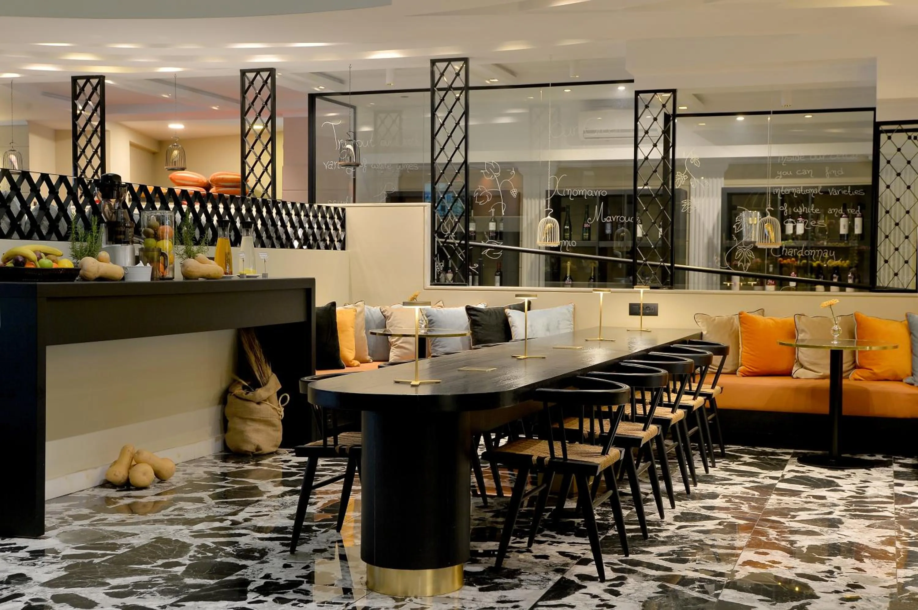 Dining area in Airotel Stratos Vassilikos Hotel