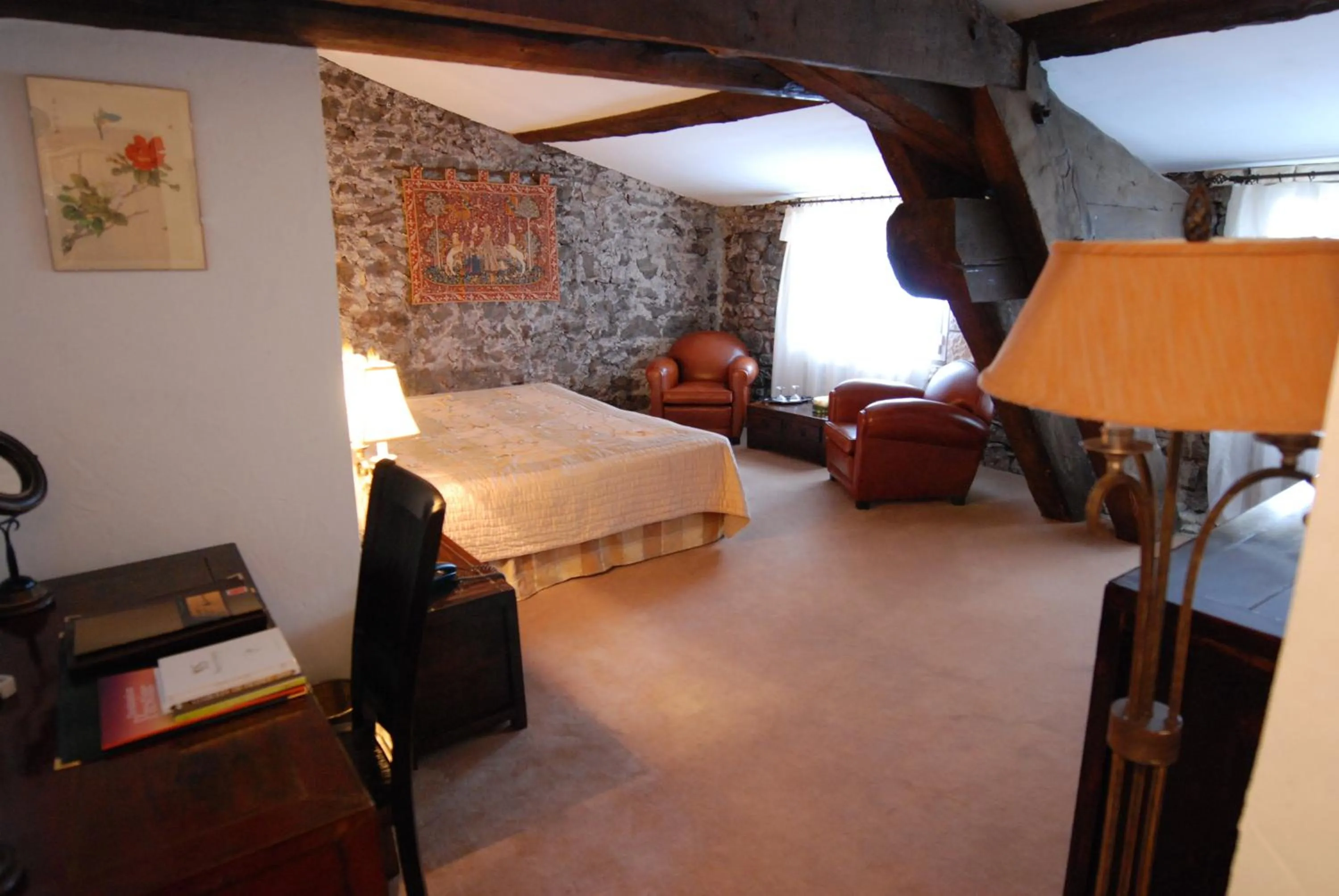Bedroom, Bed in Château de Floure - SPA et piscine extérieure chauffée
