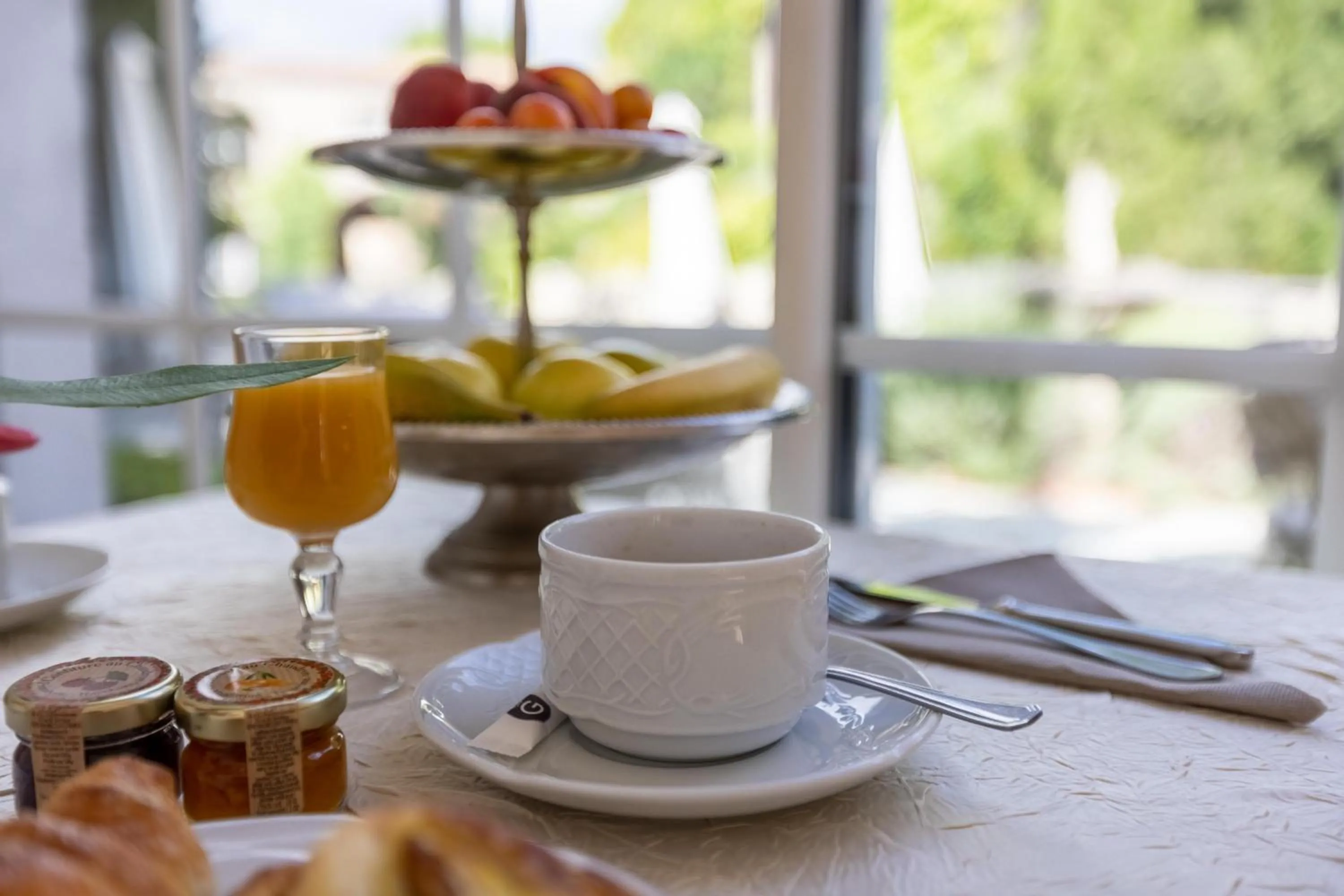 Breakfast in Château de Floure - SPA et piscine extérieure chauffée