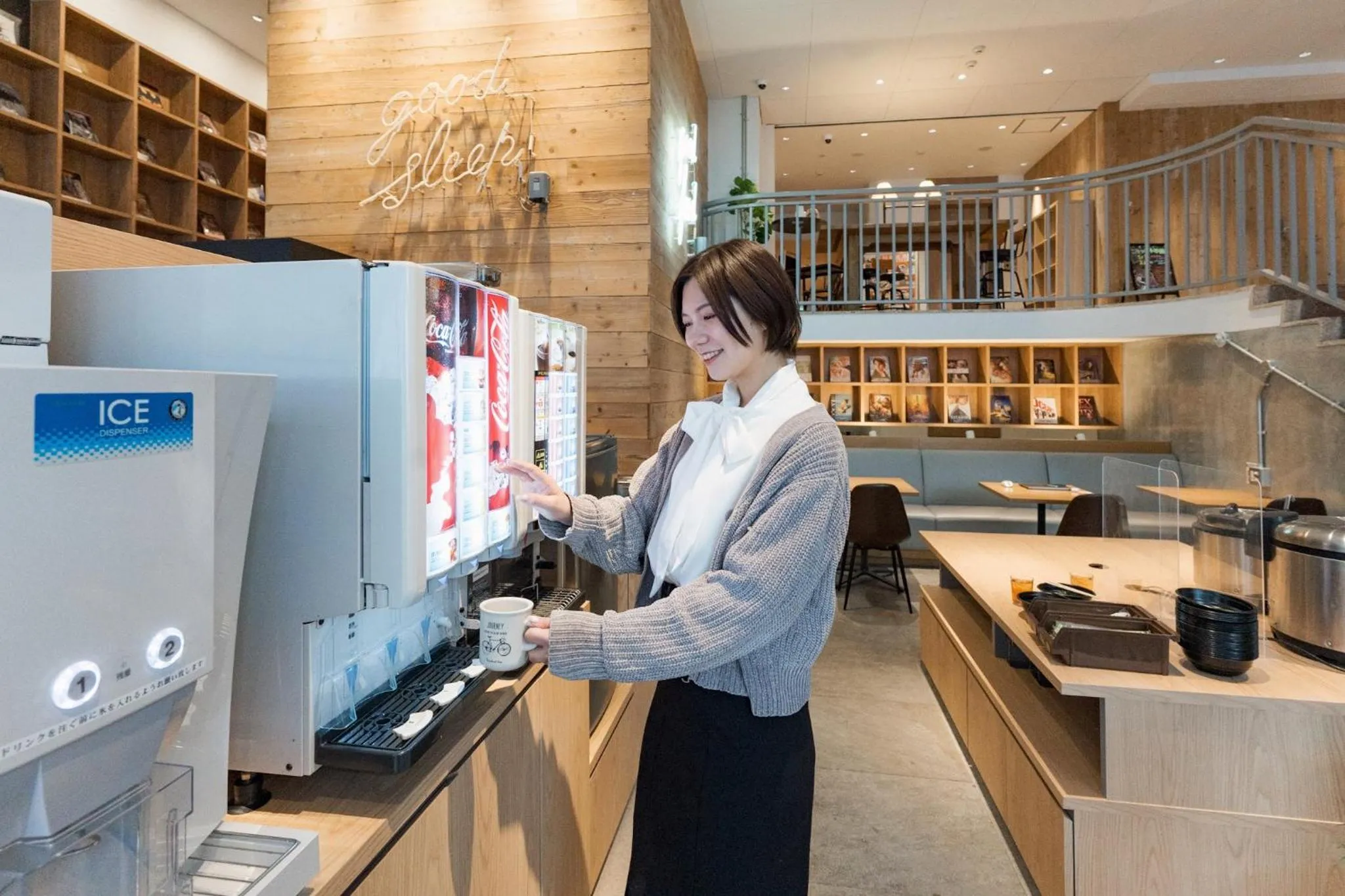 Food and drinks in Hotel Relief Kokura Annex