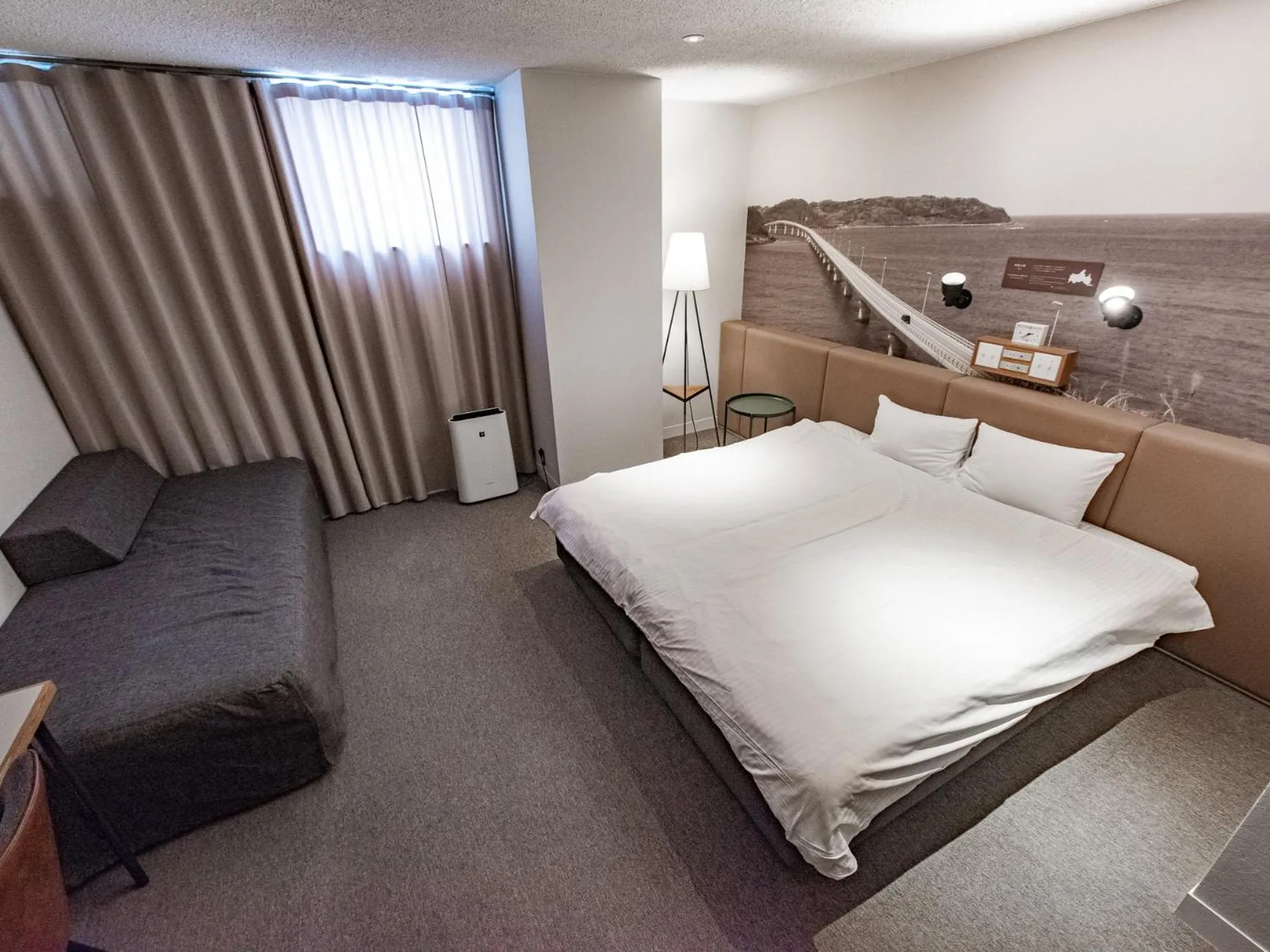 Photo of the whole room, Bed in Hotel Relief Kokura Annex