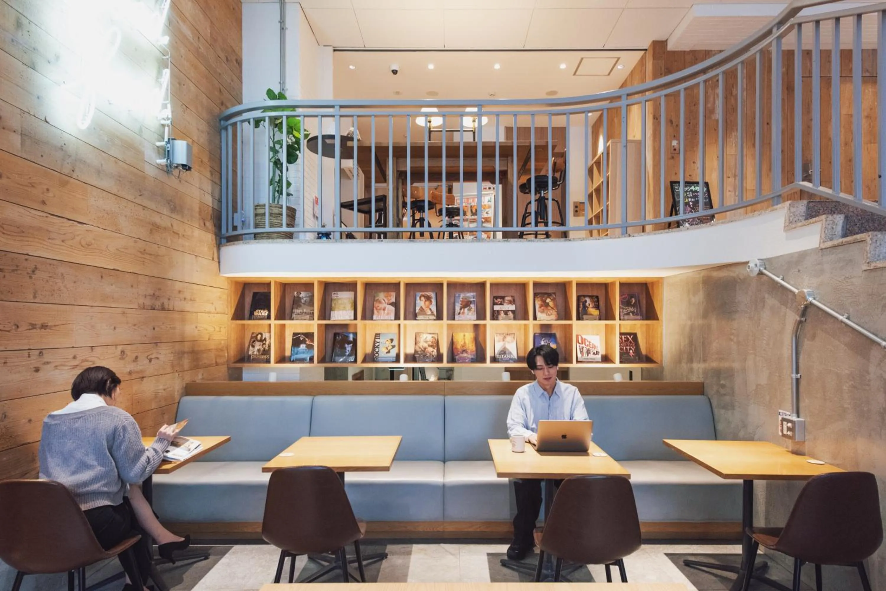 Communal lounge/ TV room in Hotel Relief Kokura Annex