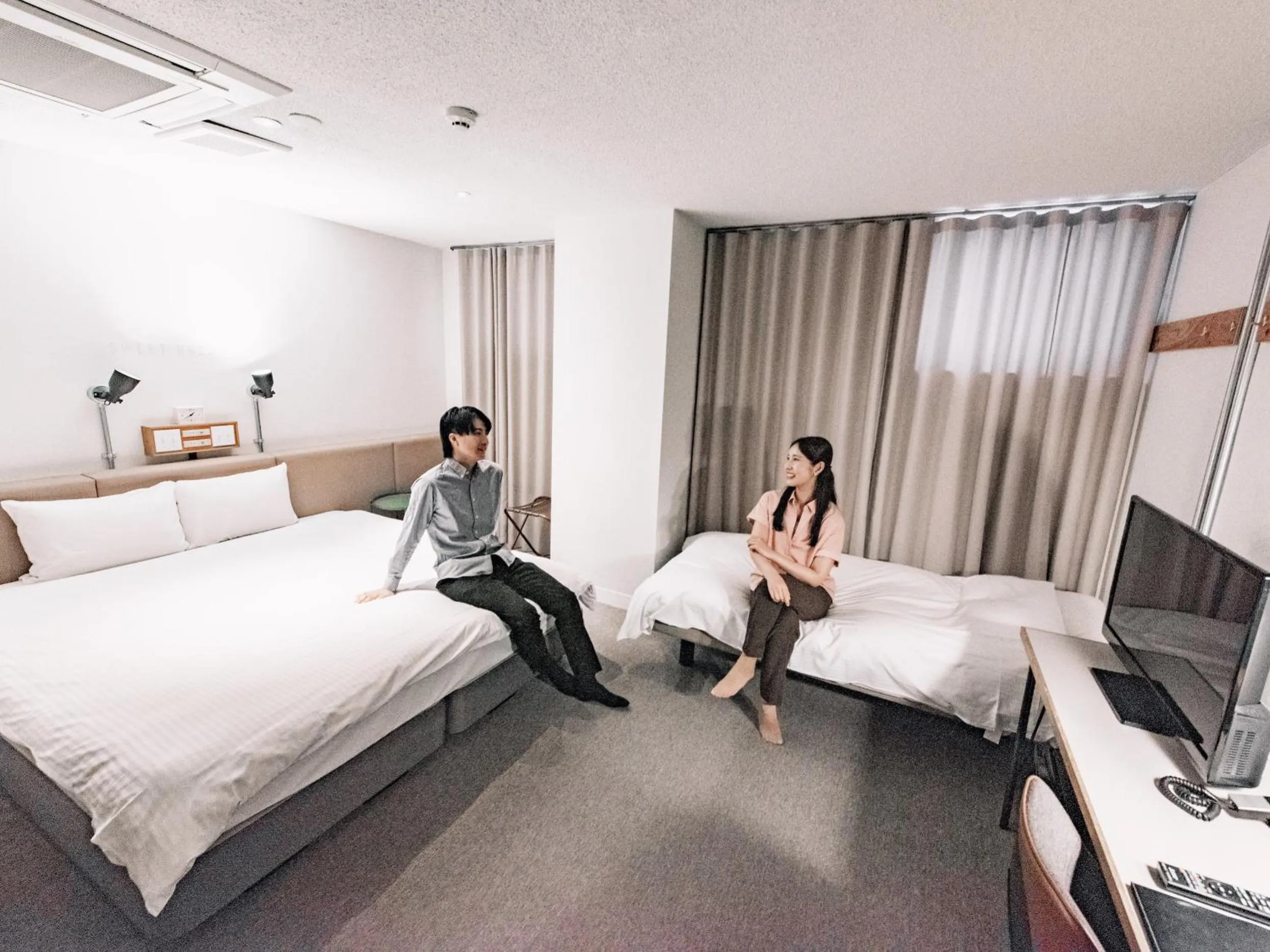 People, Bed in Hotel Relief Kokura Annex