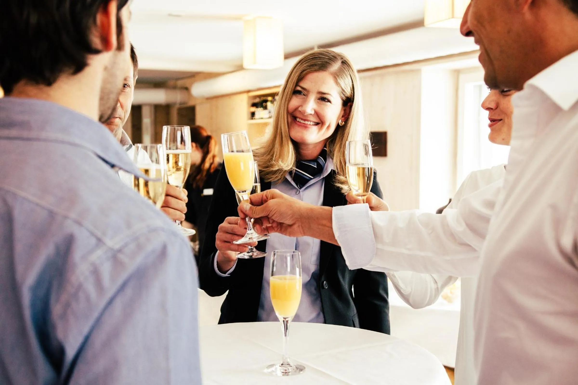 group of guests in Seminarhotel Lihn