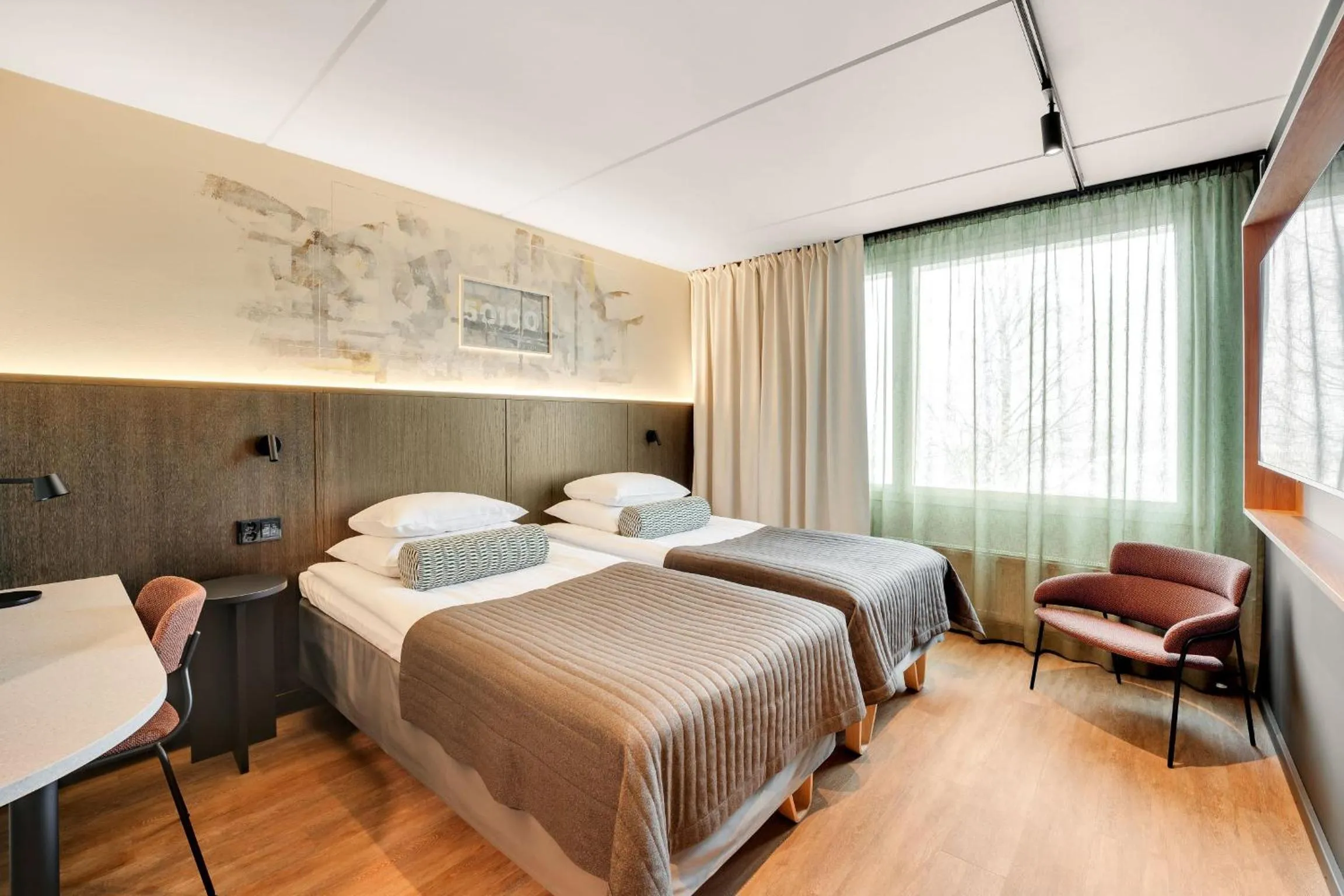 Bed in Original Sokos Hotel Vaakuna Mikkeli