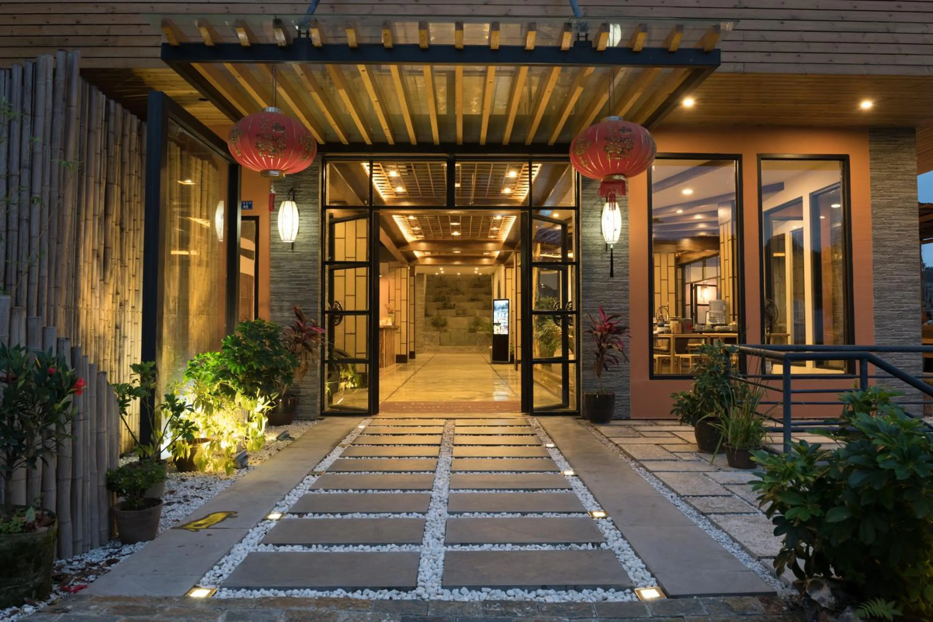 Facade/entrance in The Bamboo Leaf Yangshuo