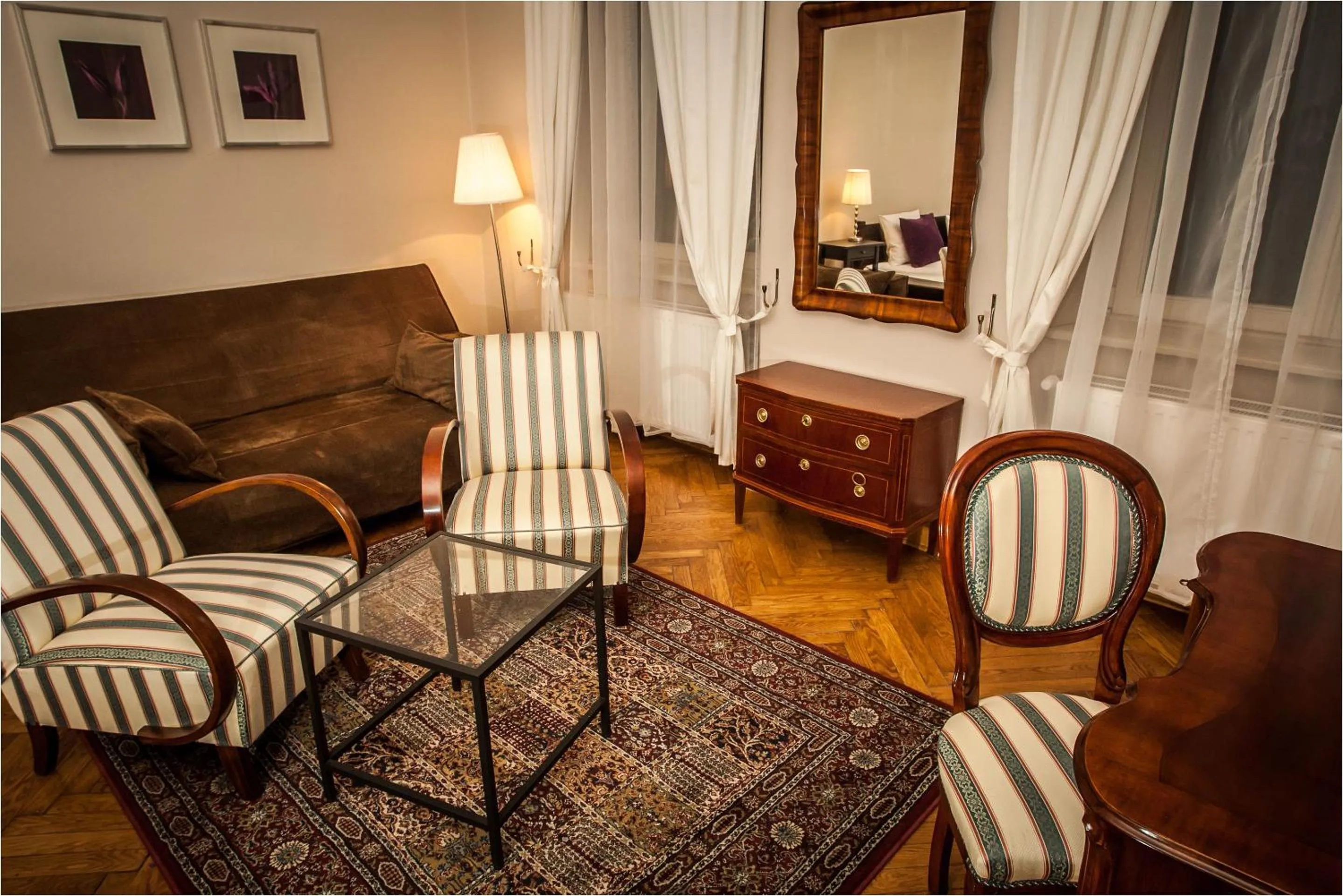 Living room in Gołębia 8 Residence