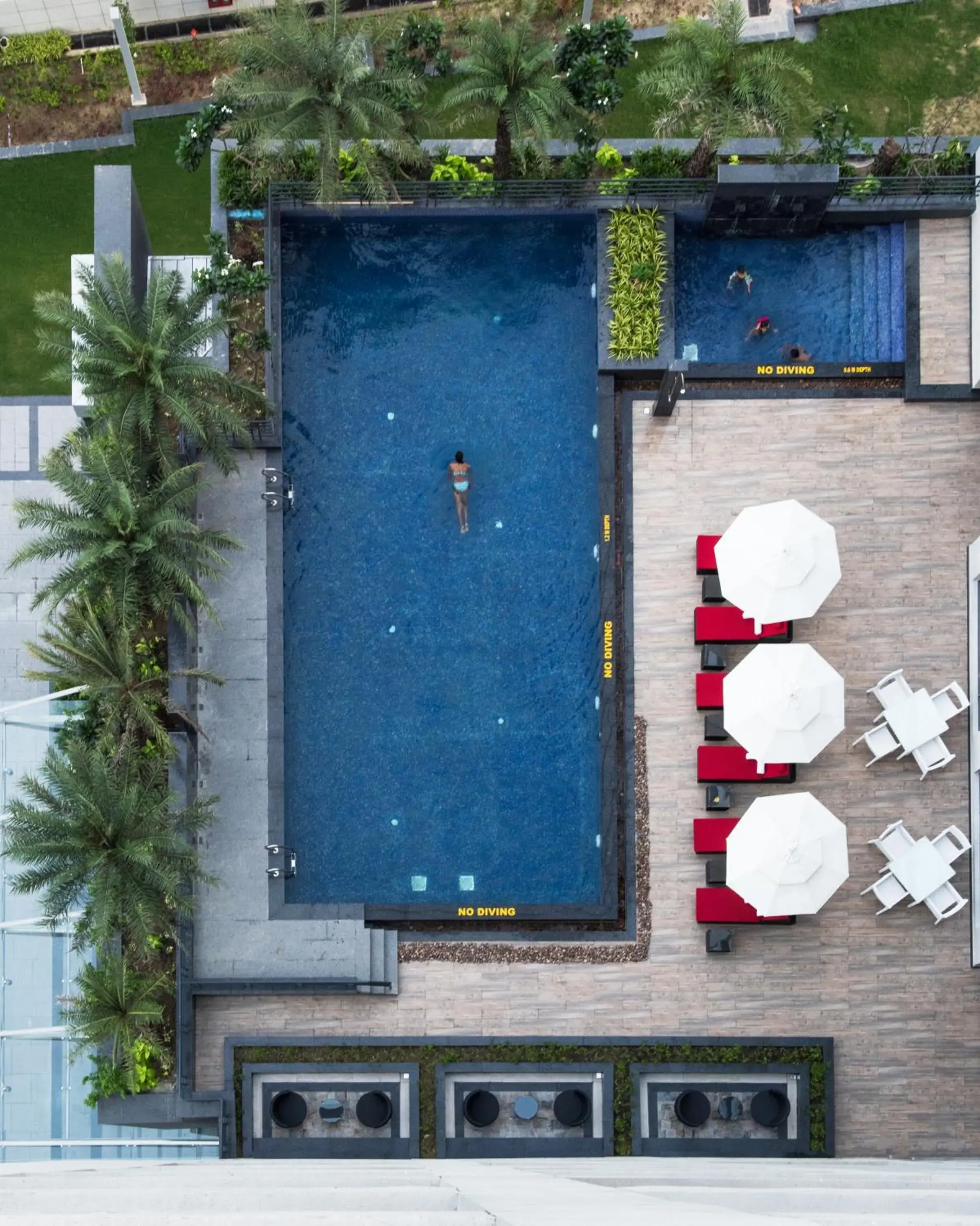 Bird's eye view in Hyatt Regency Lucknow Gomti Nagar Bird's eye view in Hyatt Regency Lucknow Gomti Nagar