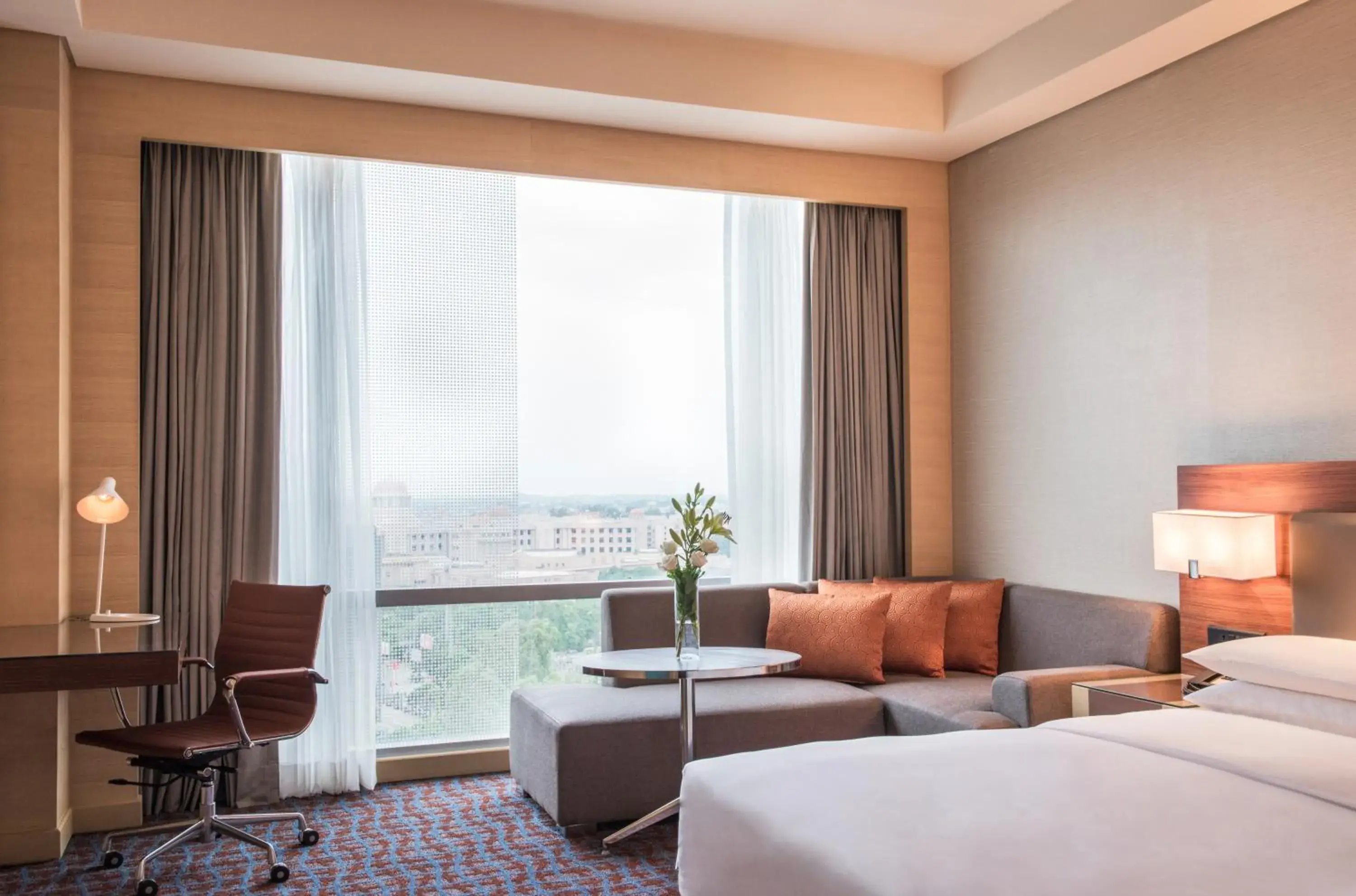 City view, Bed in Hyatt Regency Lucknow Gomti Nagar City view, Bed in Hyatt Regency Lucknow Gomti Nagar