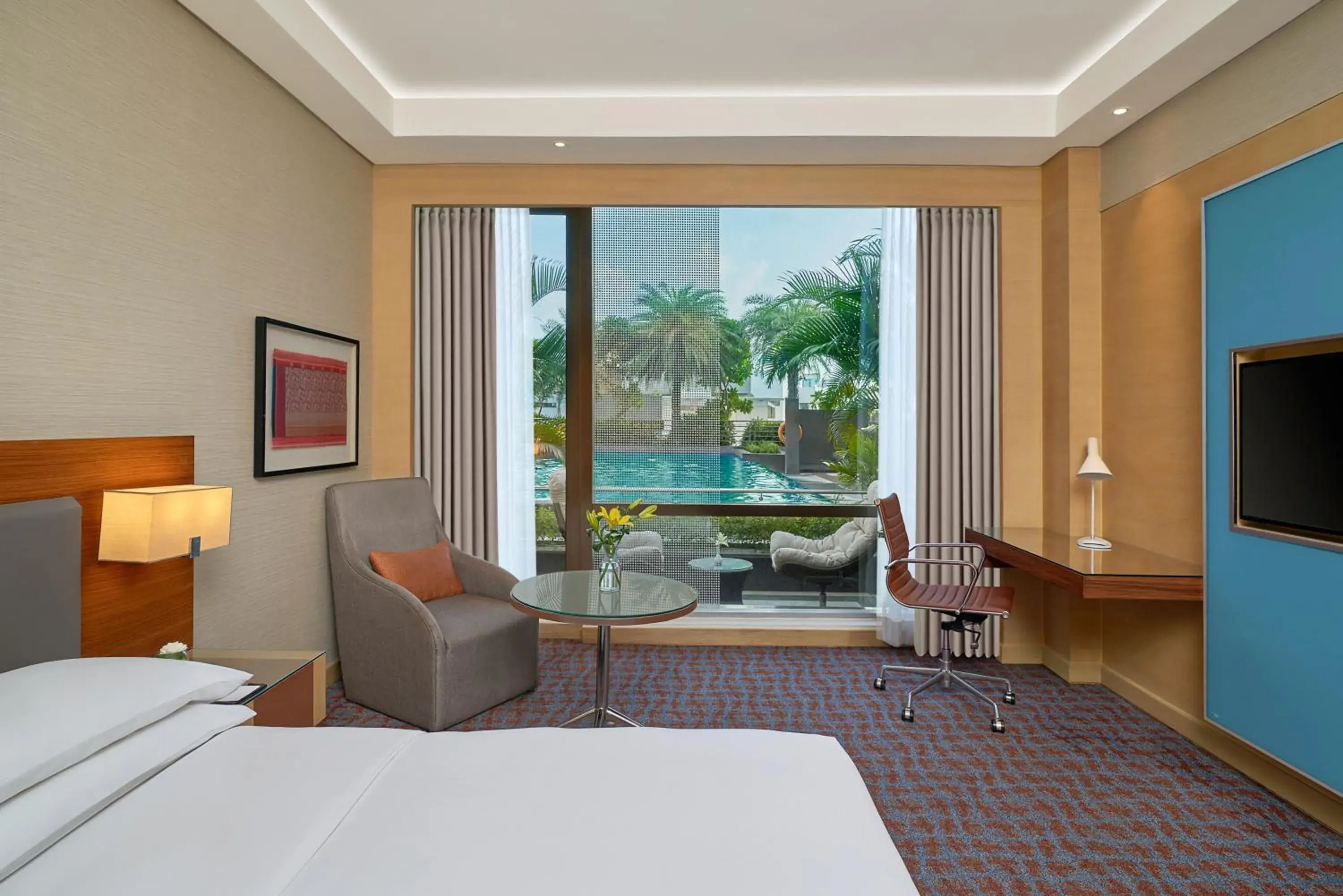 Bed in Hyatt Regency Lucknow Gomti Nagar Bed in Hyatt Regency Lucknow Gomti Nagar