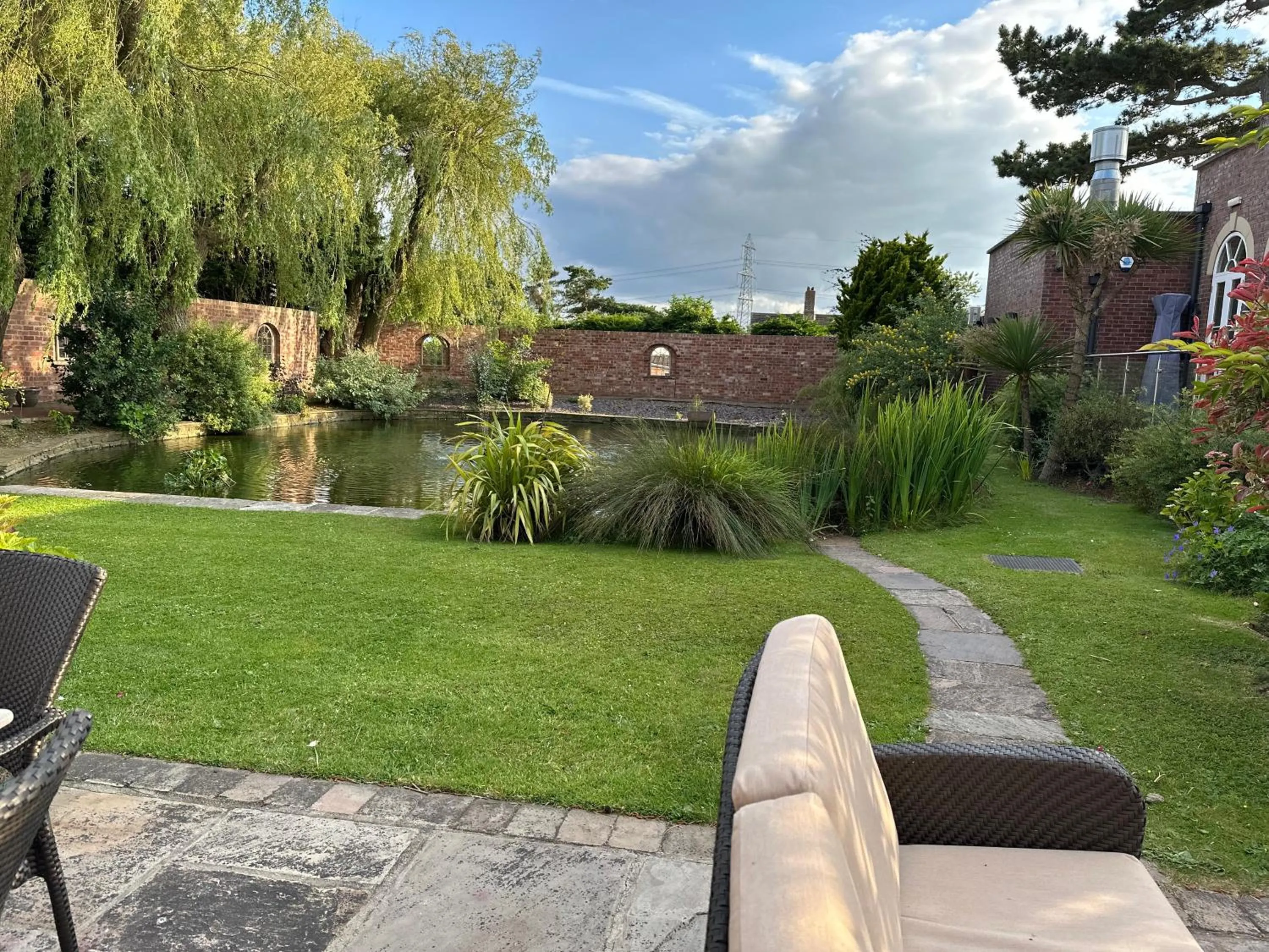 Patio in Stallingborough Grange Hotel