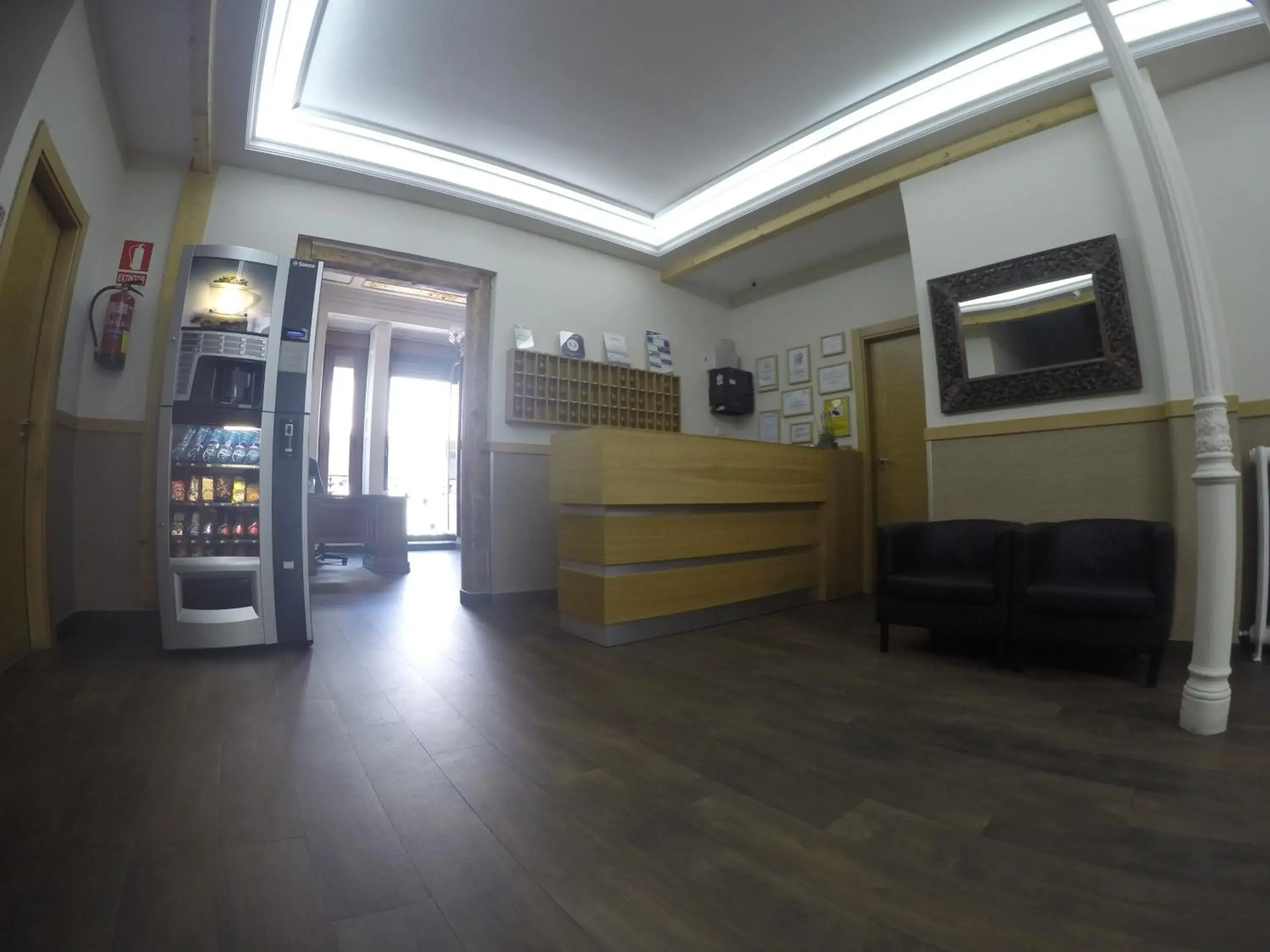 Lobby or reception in Hostal El Pilar Lobby or reception in Hostal El Pilar